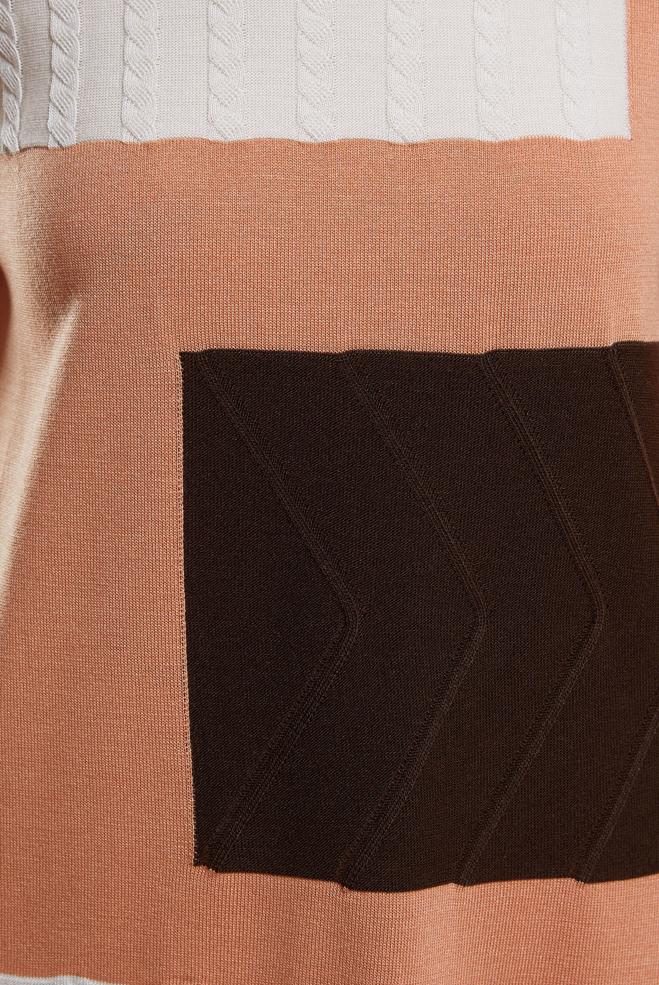 Vêtements hijab ROSE TUNIQUE EN MAILLE COLORÉE 44908 - ALVİNA