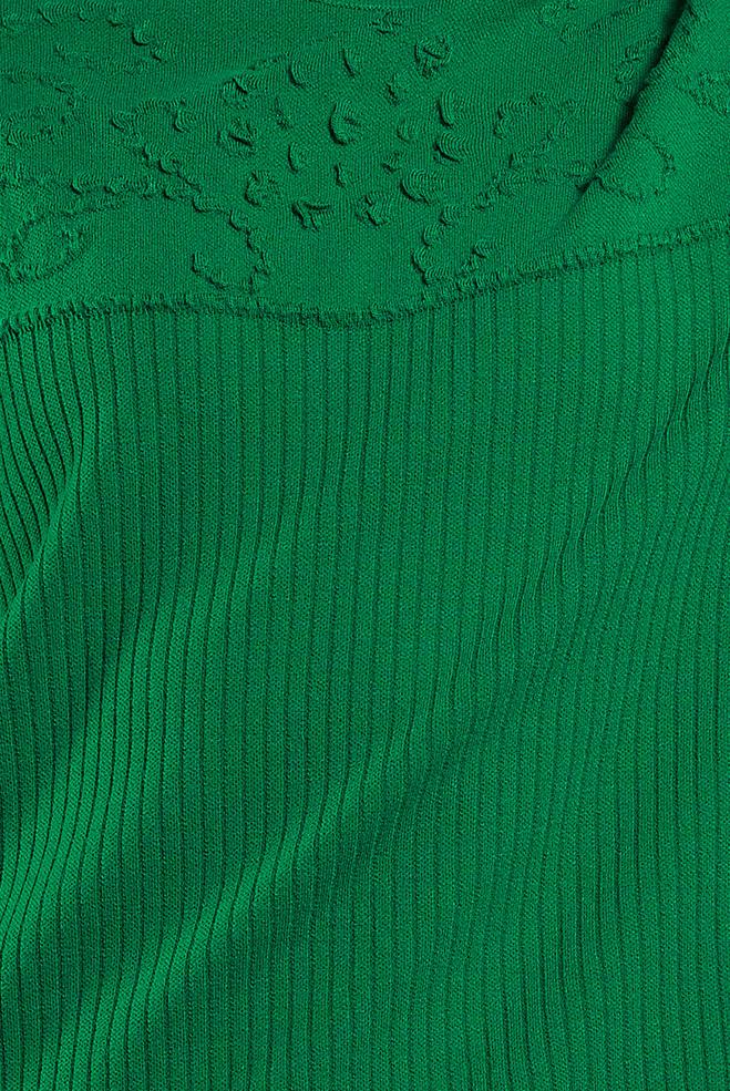 Vêtements hijab VERT TUNIQUE EN TRICOT 44918 - ALVİNA