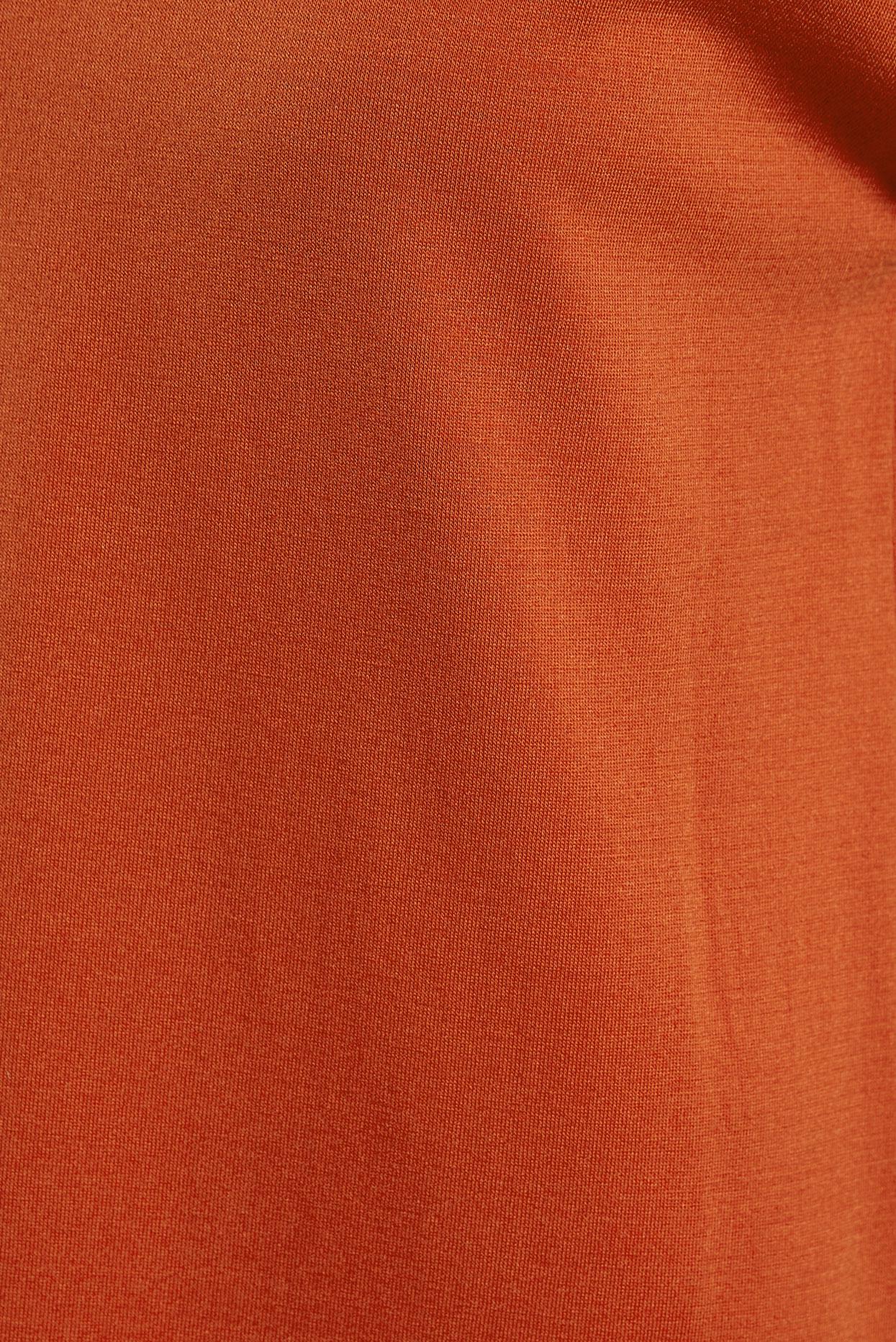 Tesettür giyim TURUNCU UZUN TRİKO TUNİK 44925