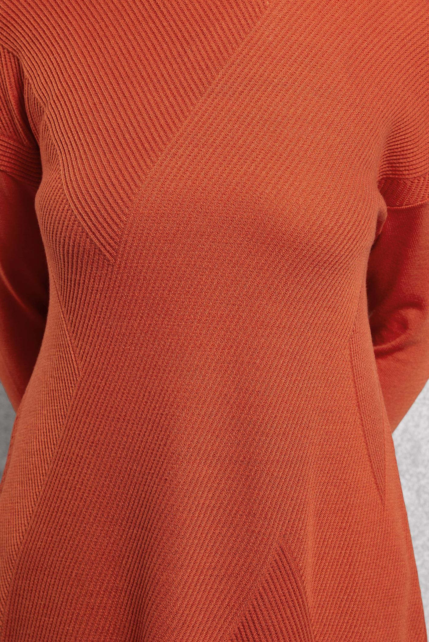 Tesettür giyim TURUNCU TRİKO TUNİK 44927