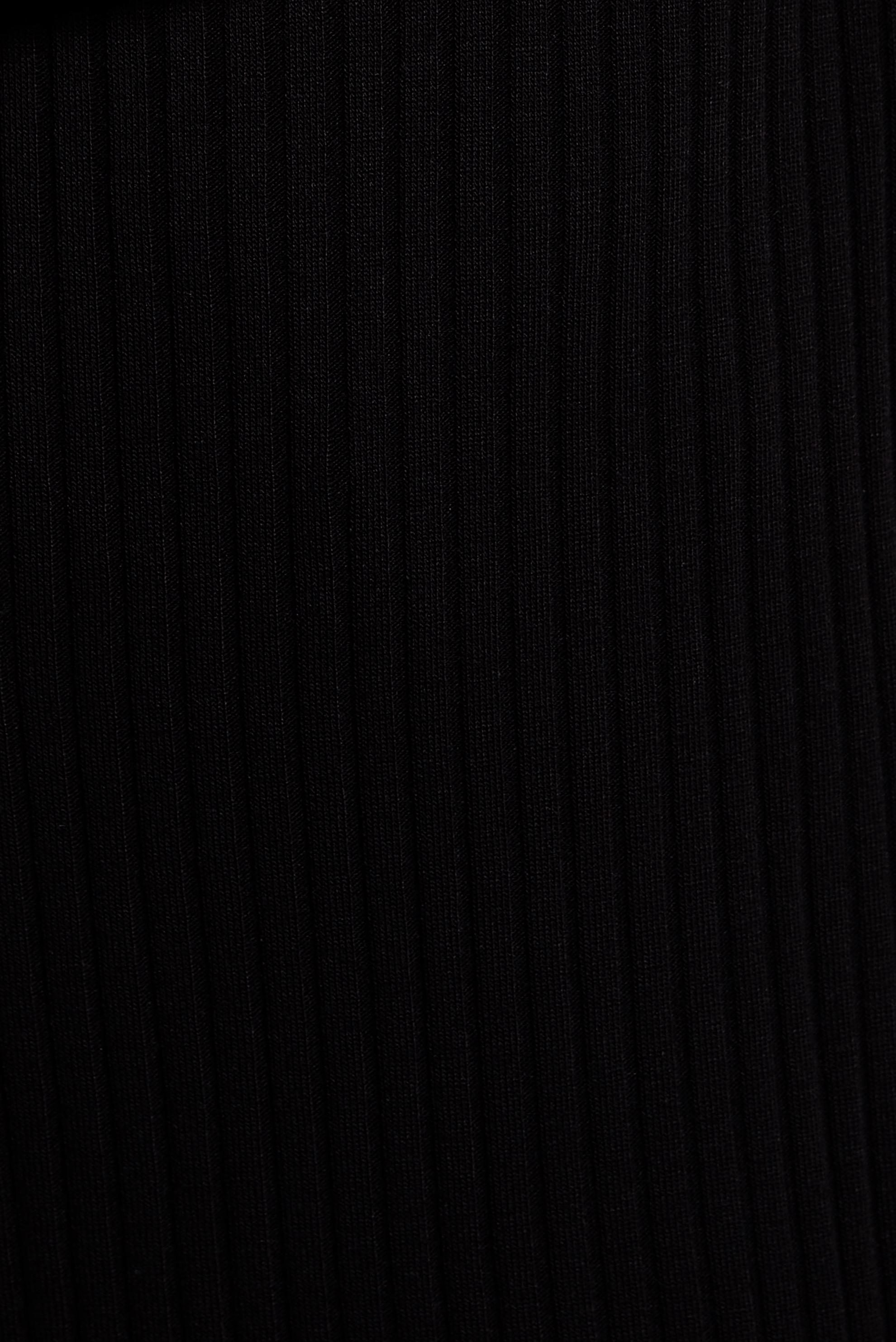 Tesettür giyim SİYAH BOĞAZLI YAKA TRİKO TUNİK 44930