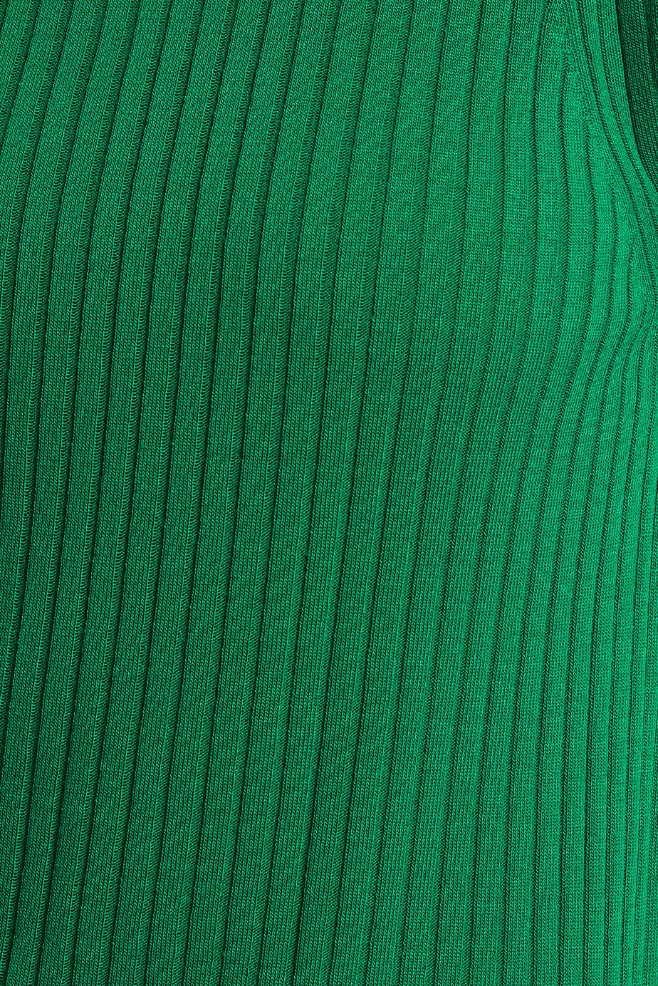 Tesettür giyim YEŞİL BOĞAZLI YAKA TRİKO TUNİK 44930