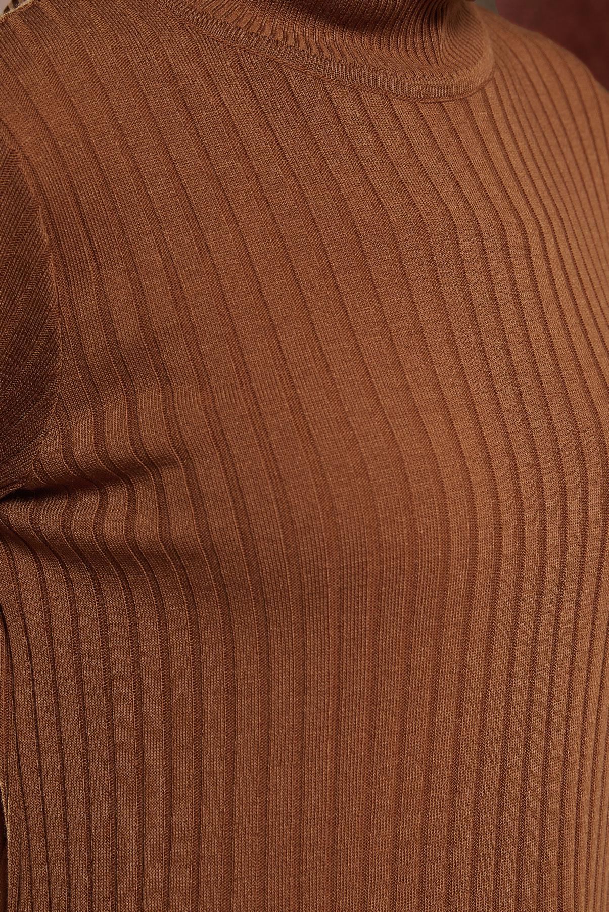 Tesettür giyim TURUNCU TESETTÜR TRİKO TUNİK 44932