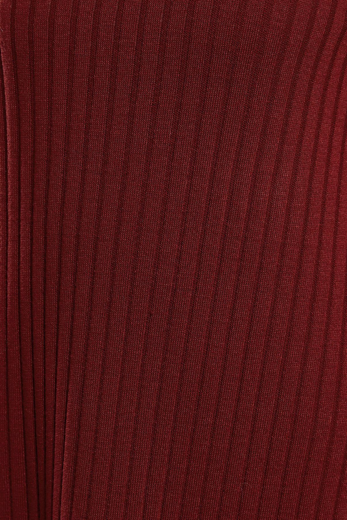 Tesettür giyim BORDO TESETTÜR TRİKO TUNİK 44932