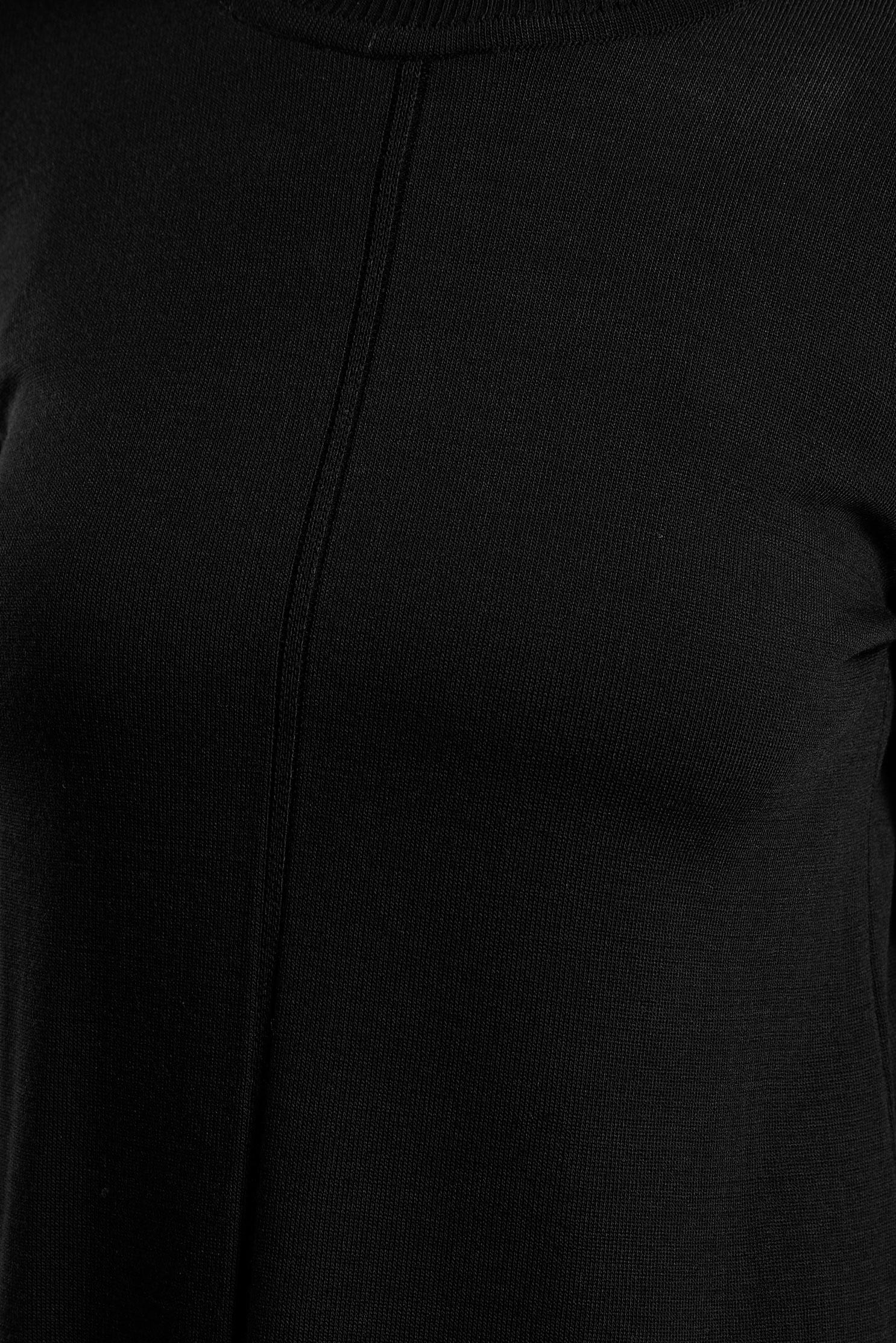 Tesettür giyim SİYAH TRİKO TUNİK 44933