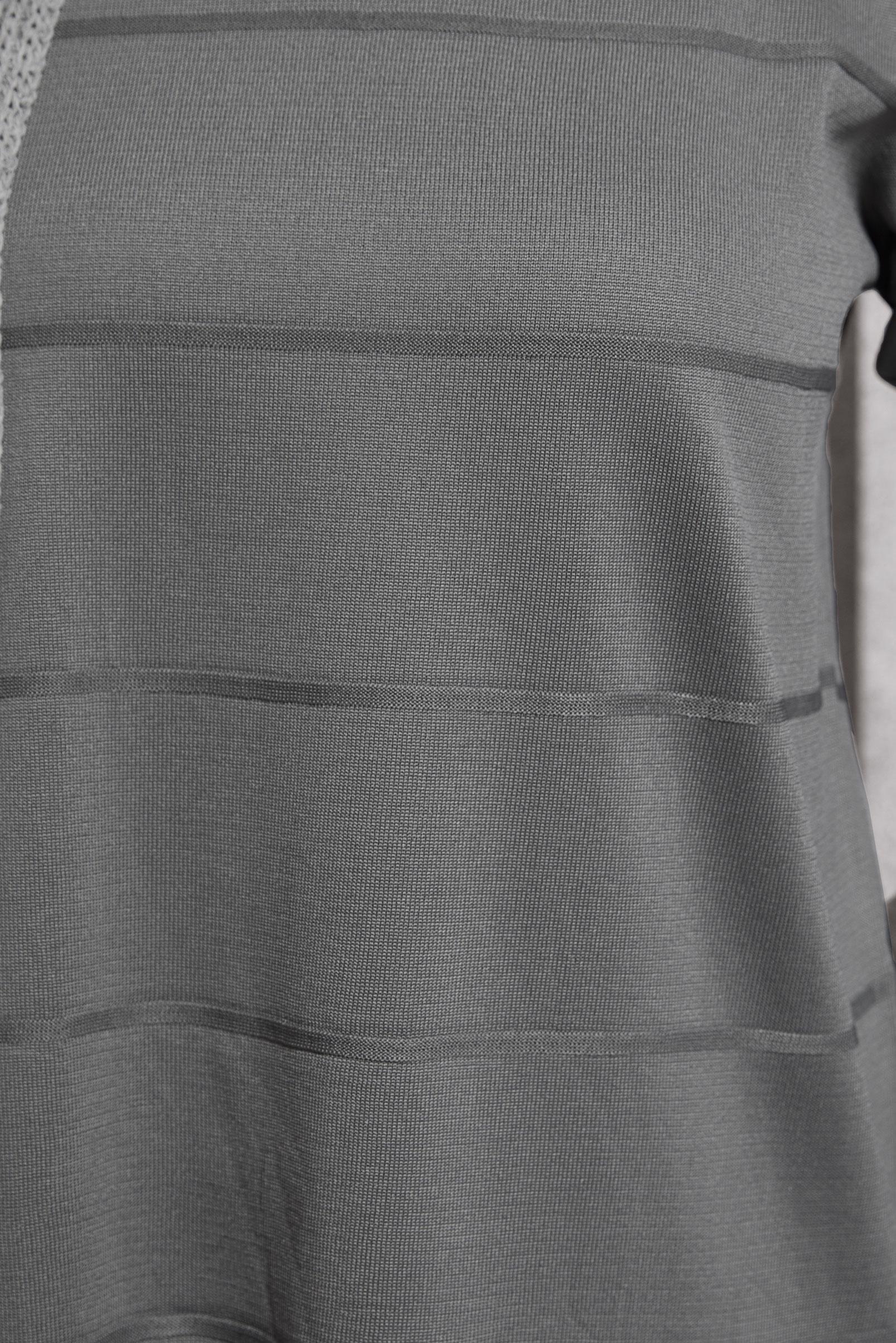 Tesettür giyim GRİ DÜZ TRİKO TUNİK 44975