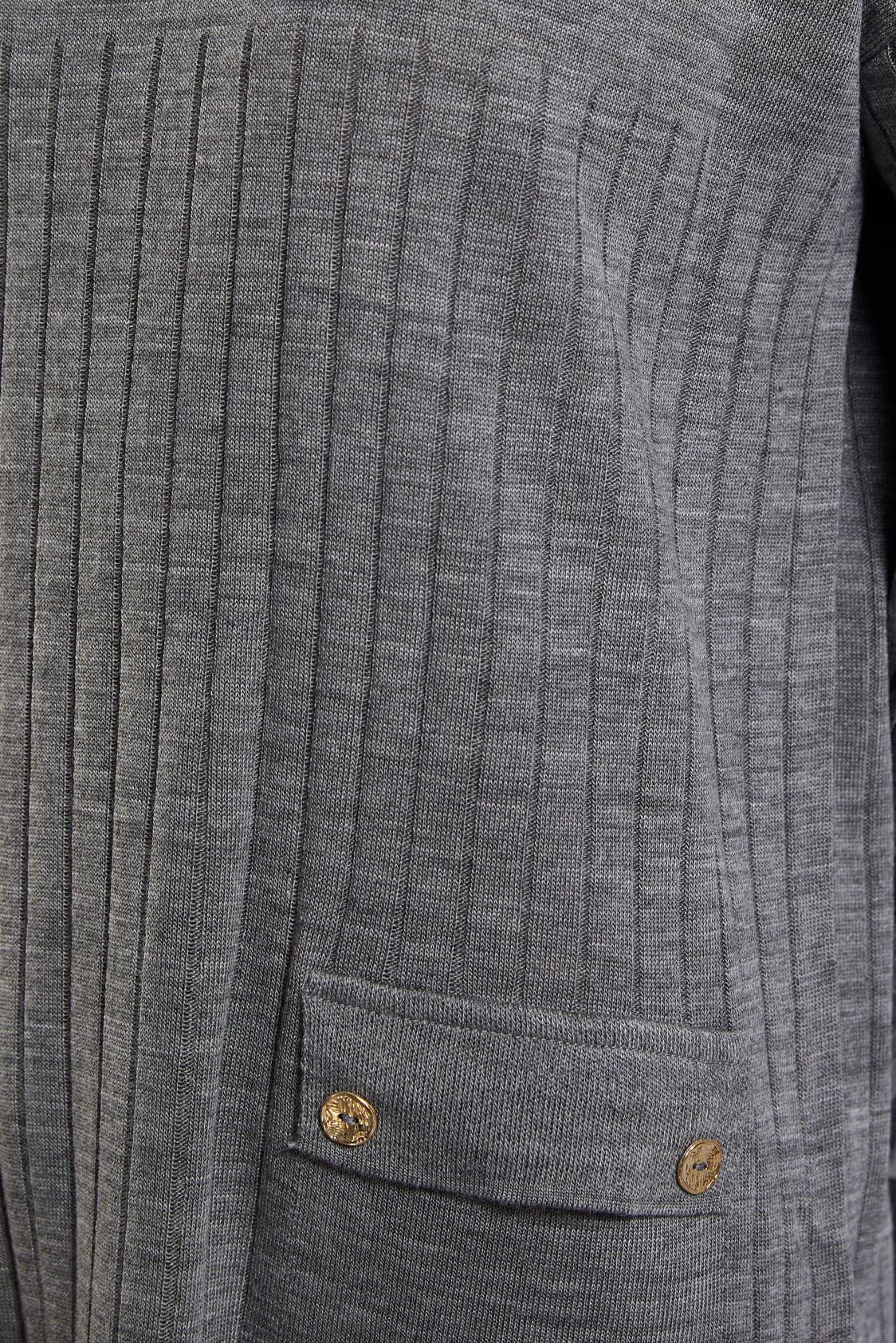 Tesettür giyim GRİ TRİKO TUNİK 44979