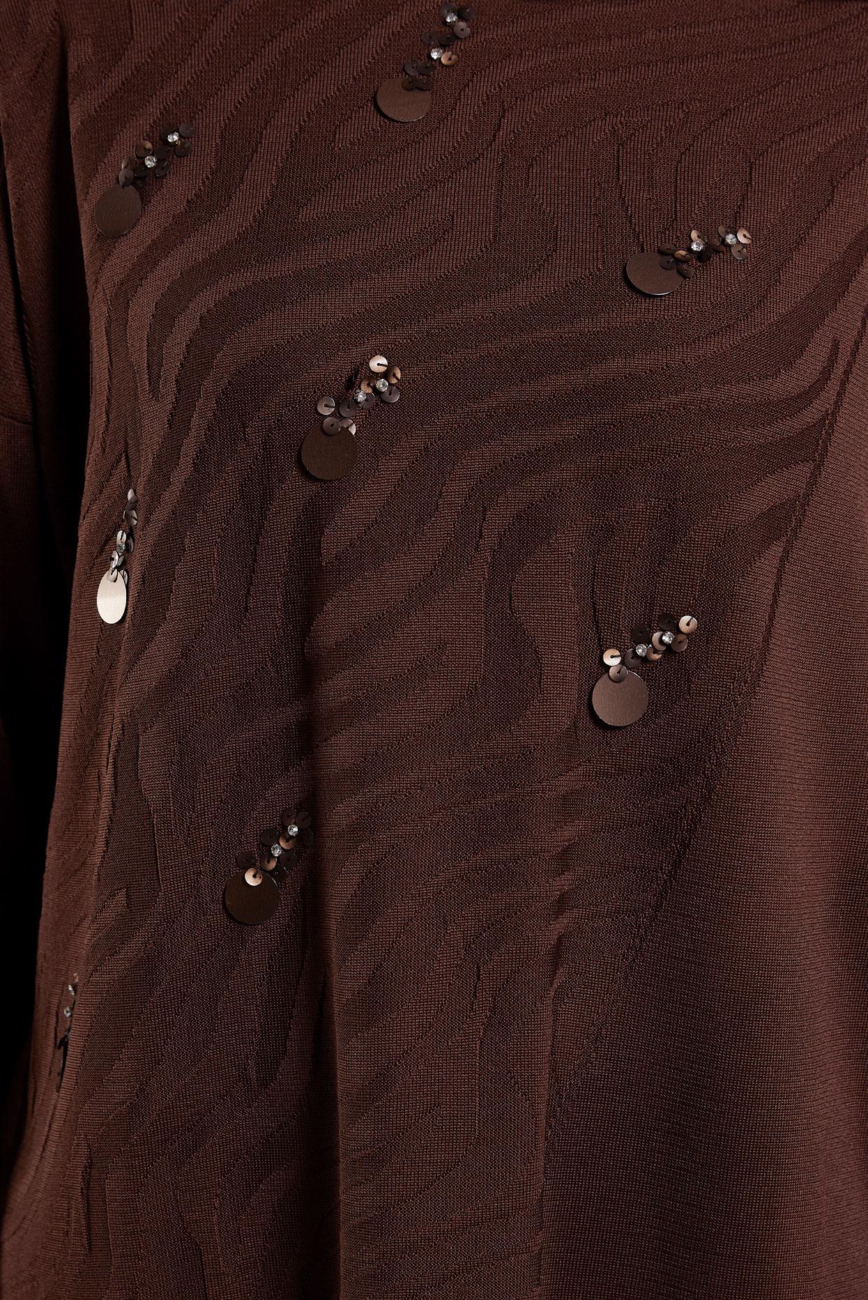 Vêtements hijab BRUN TUNIQUE EN TRICOT 44980