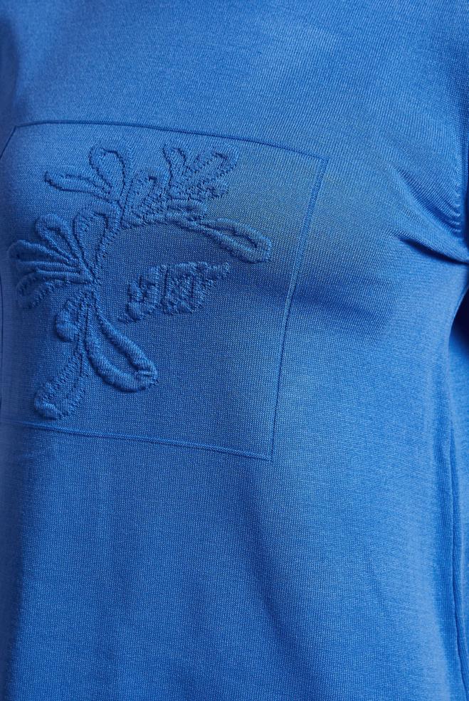 Hijab clothing BLUE KNITWEAR TUNIC 44984 - ALVİNA