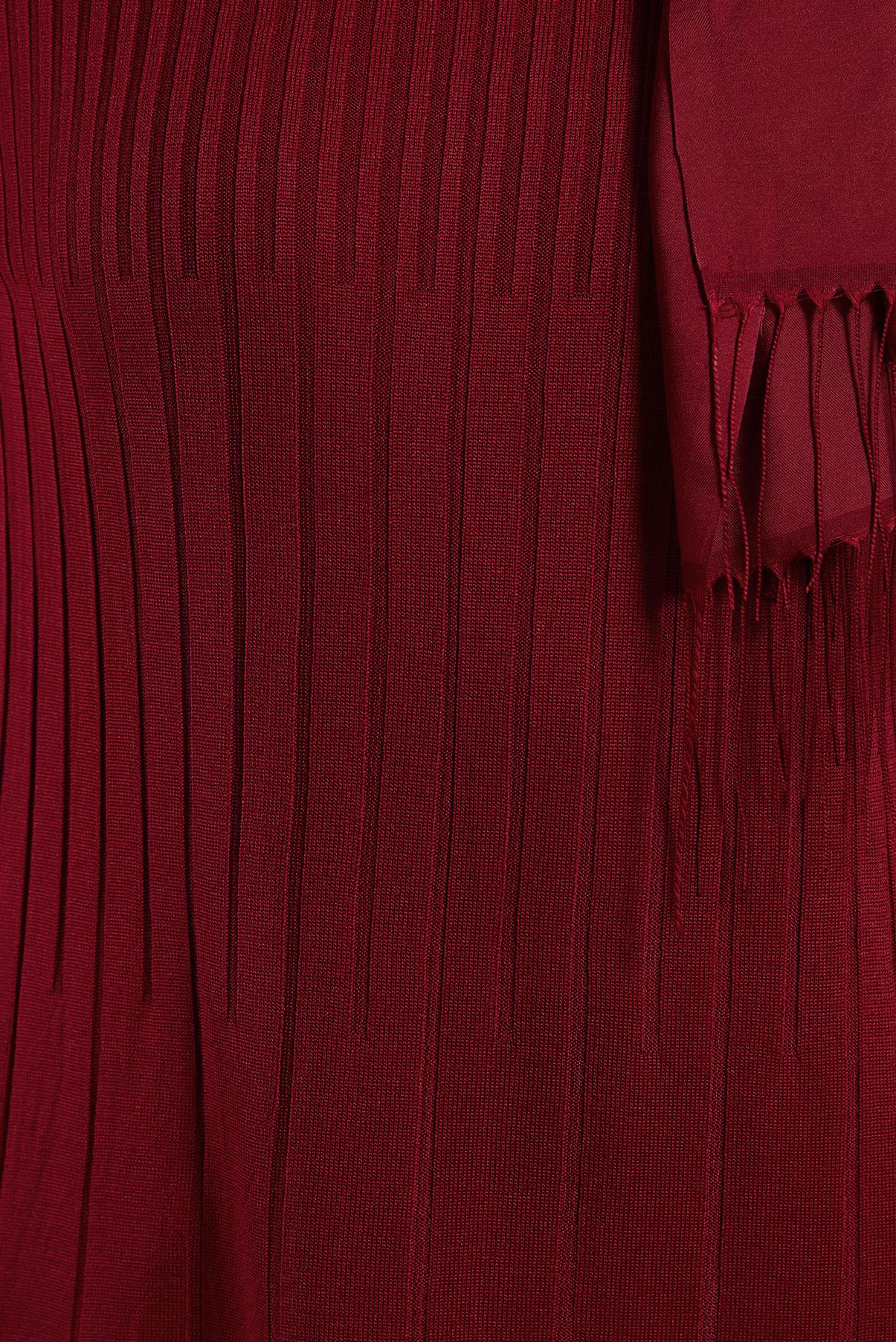 Tesettür giyim KIRMIZI TRİKO TUNİK 44986