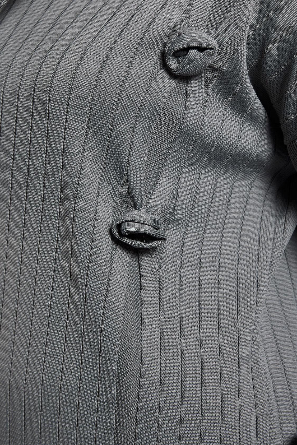 Tesettür giyim GRİ TRİKO TUNİK 44992