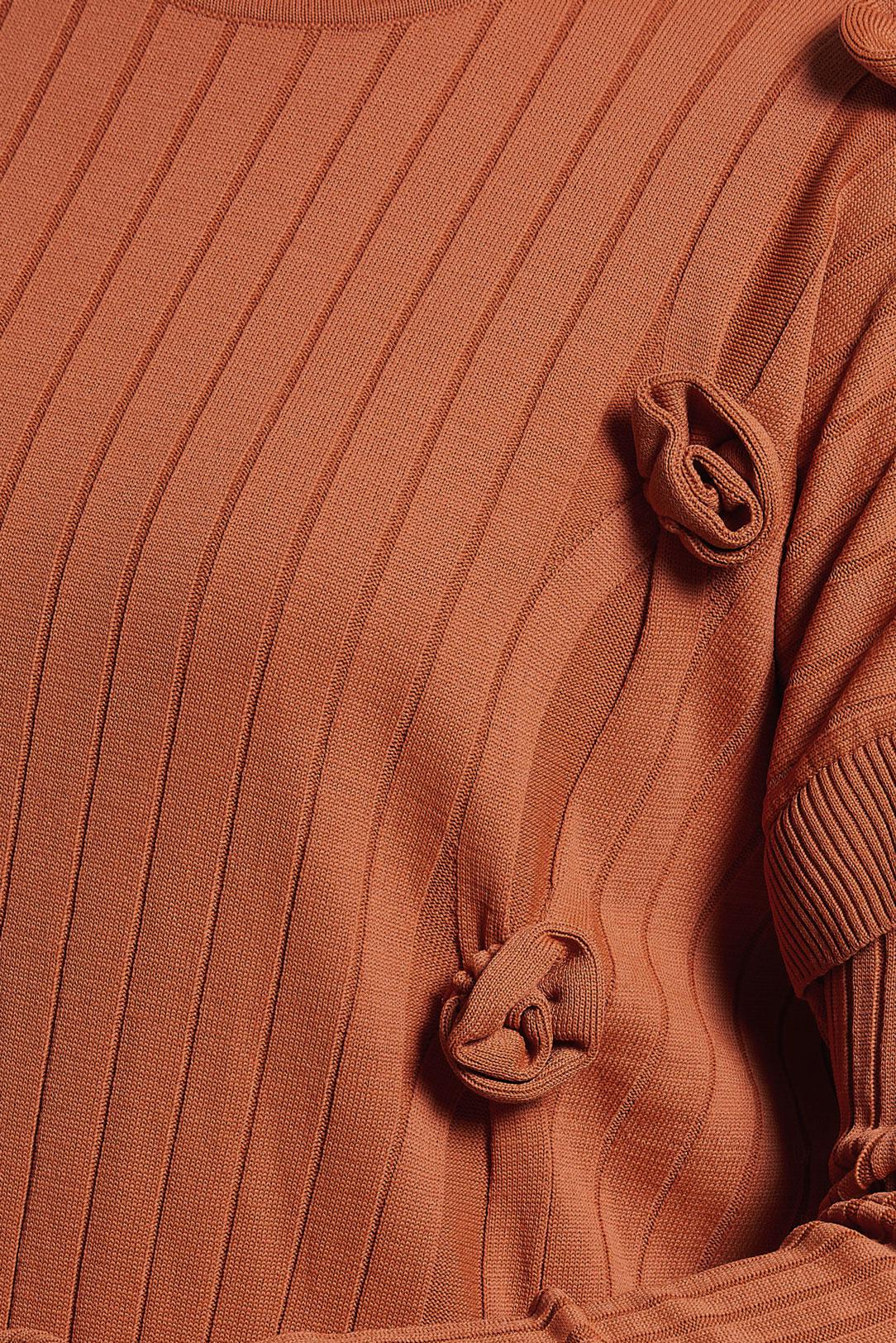 Tesettür giyim TURUNCU TRİKO TUNİK 44992