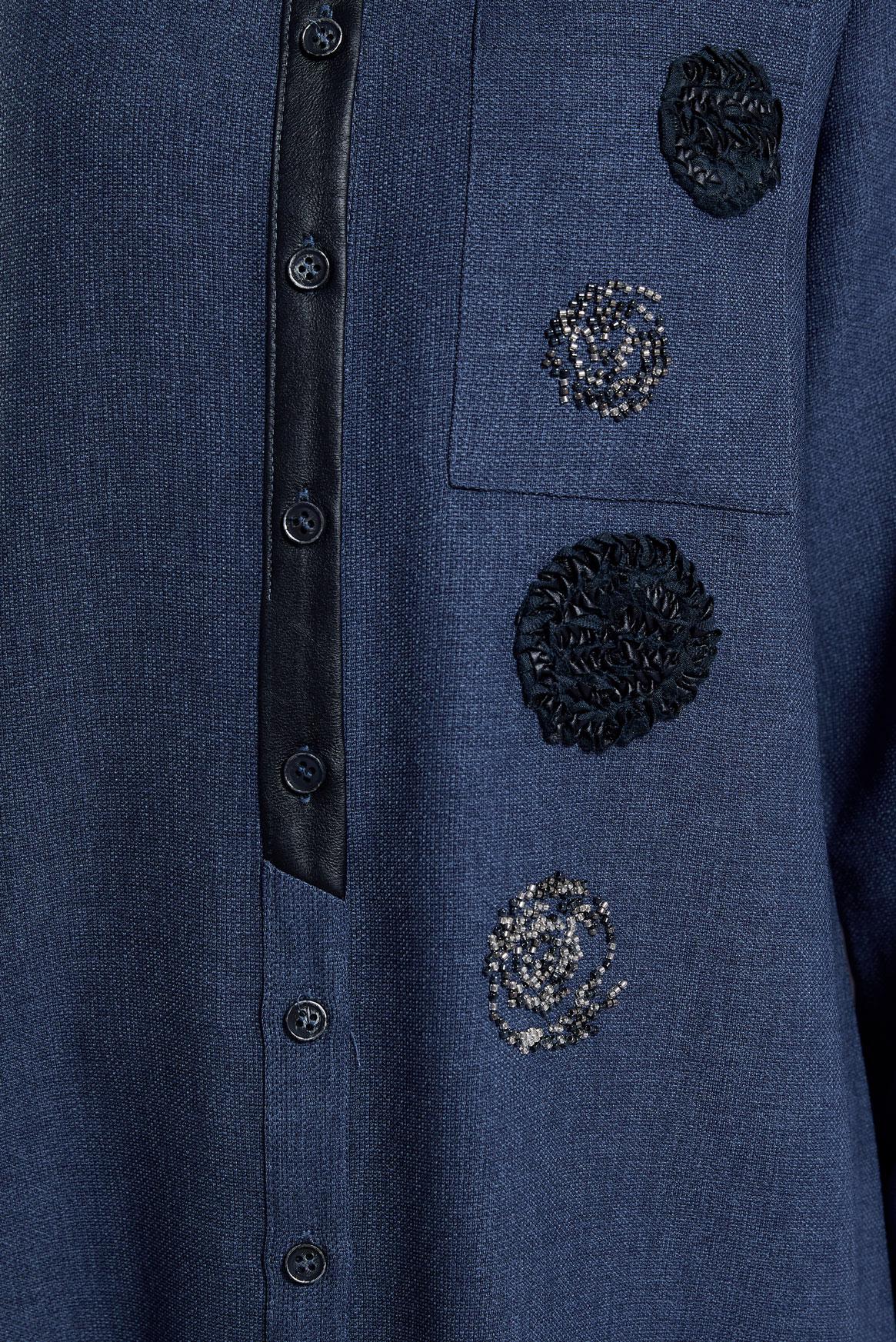 Tesettür giyim LACİVERT ARMÜRLÜ TESETTÜR TUNİK 45045