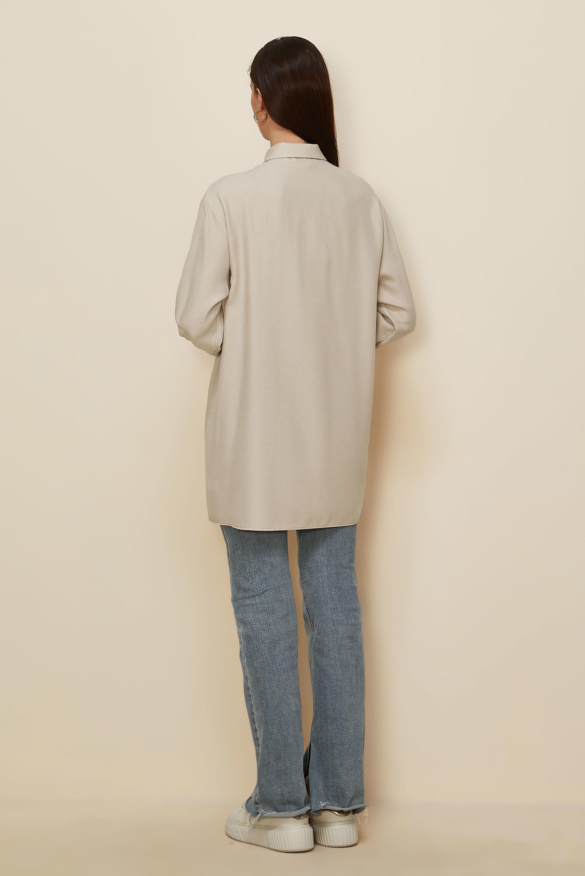 Vêtements hijab ÉCRUE TUNIQUE À PAILLETTES 45063