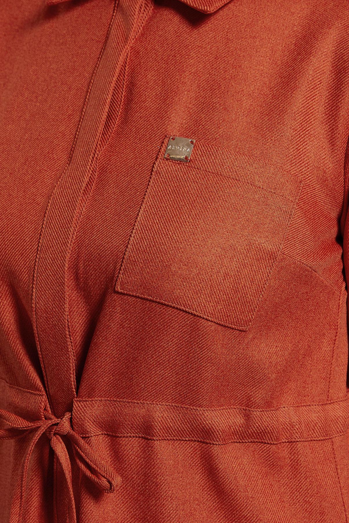 Tesettür giyim TABA BELİ BÜZGÜLÜ TUNİK 45076