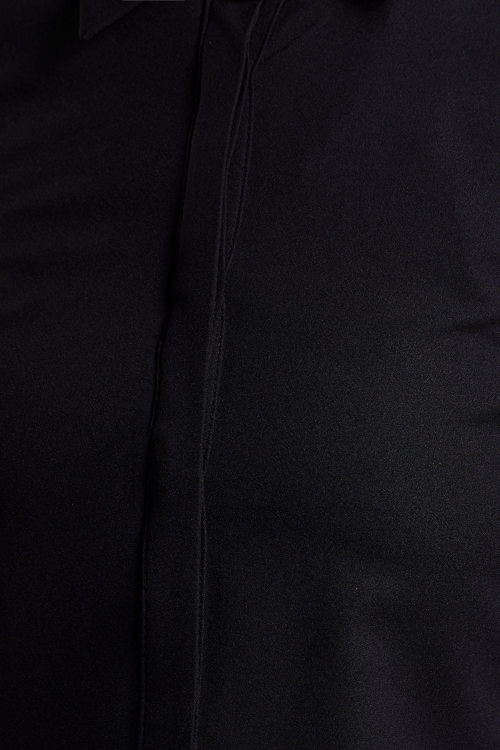 Tesettür giyim SİYAH GÖMLEK YAKA TESETTÜR TUNİK 45079