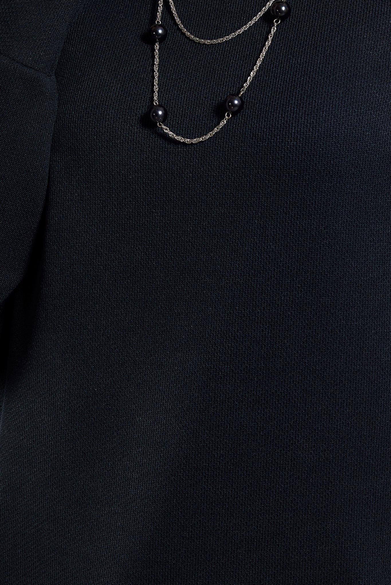 Tesettür giyim LACİVERT AKSESUAR DETAYLI TUNİK 45084