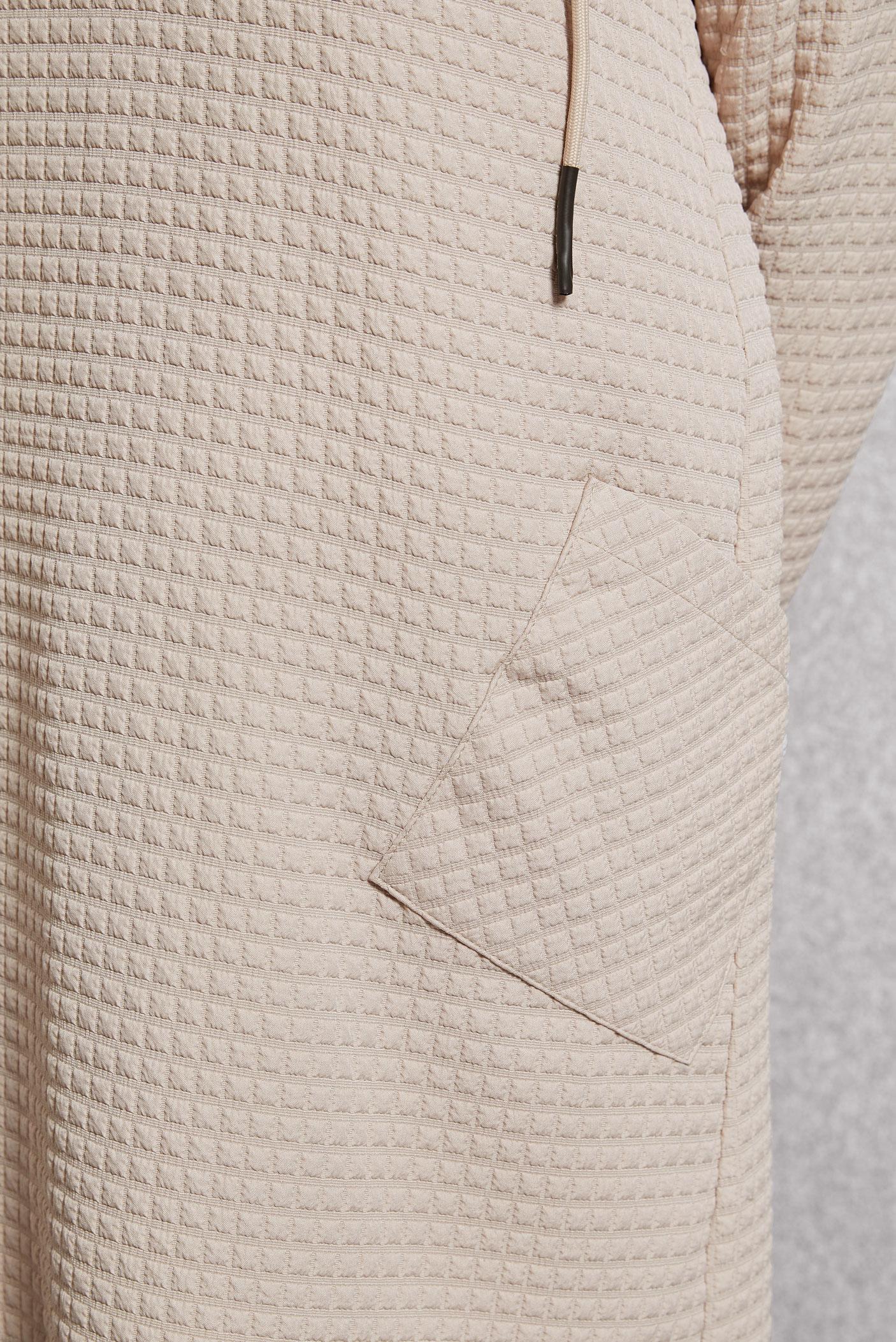 Tesettür giyim BEJ KAPİTONE DESENLİ TUNİK 45100