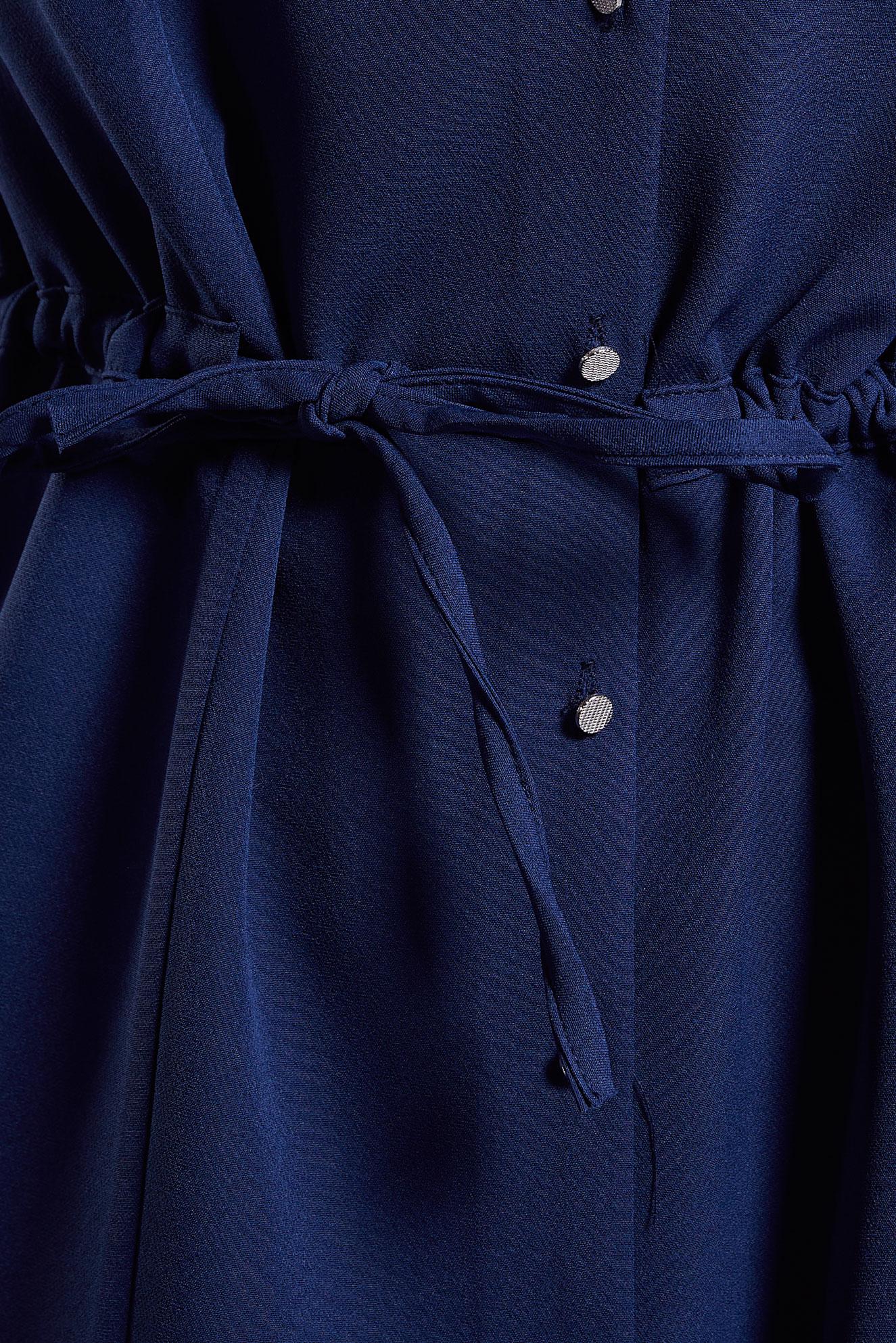 Tesettür giyim LACİVERT BAĞCIK DETAYLI TUNİK 45147