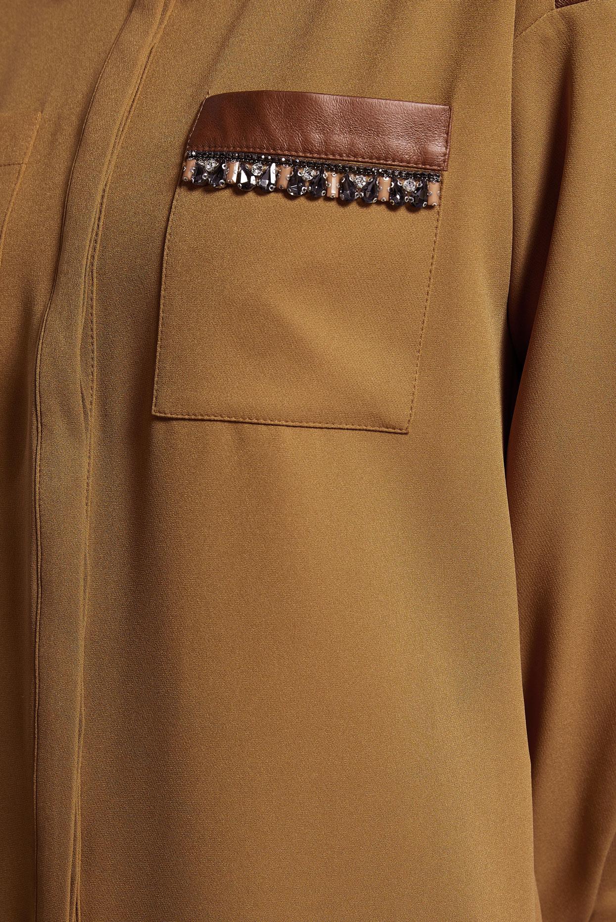 Vêtements hijab JAUNE TUNIQUE MODESTE À COL CHEMISE 45154