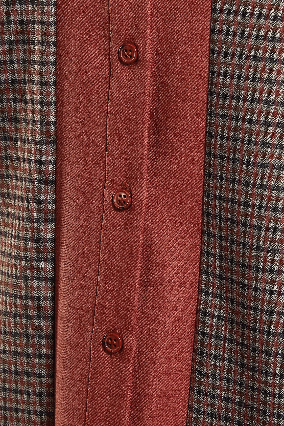 Tesettür giyim TURUNCU GÖMLEK YAKA TUNİK 45163