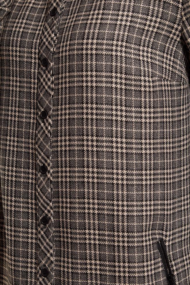 Hijab clothing POWDER PLAID PATTERNED TUNIC 45165 - ALVİNA