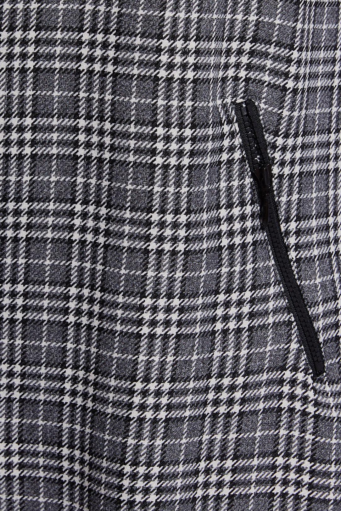 Tesettür giyim SİYAH EKOSE DESENLİ TUNİK 45165