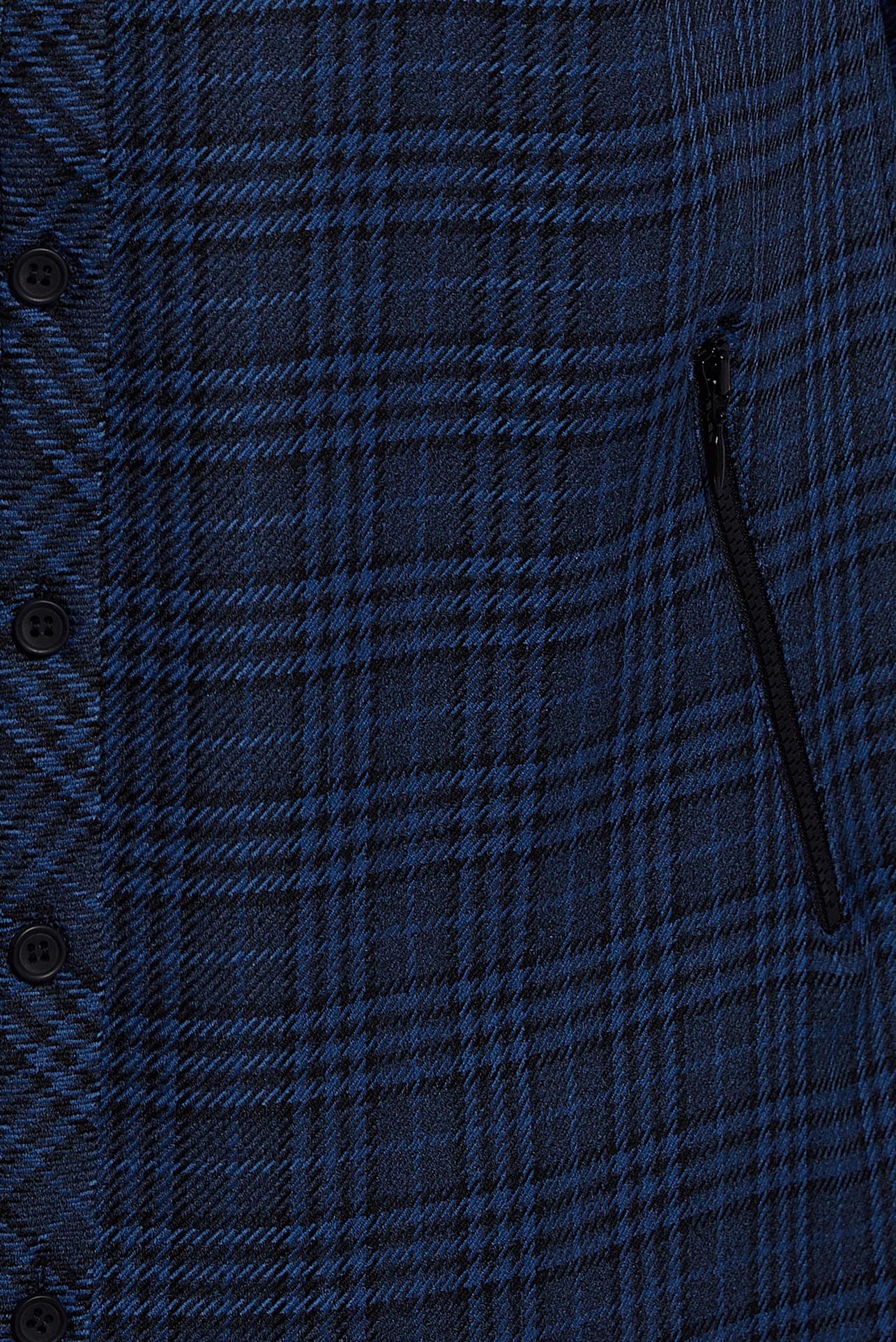 Vêtements hijab BLEU MARINE TUNIQUE À CARREAUX 45165