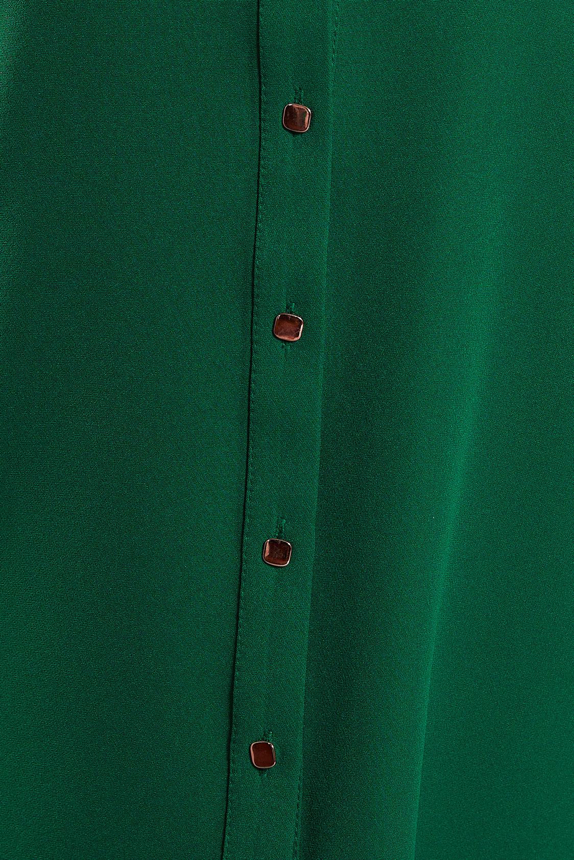 Tesettür giyim YEŞİL DÜZ GÖMLEK TUNİK 45166