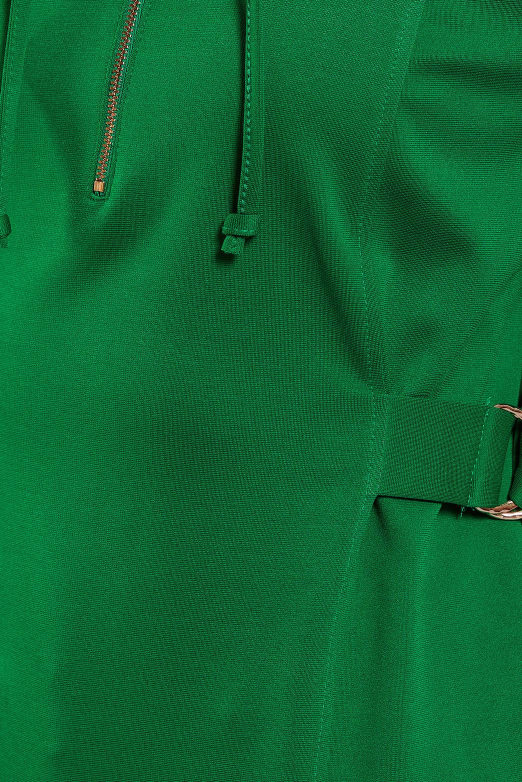 Tesettür giyim YEŞİL KAPÜŞONLU TUNİK 45168