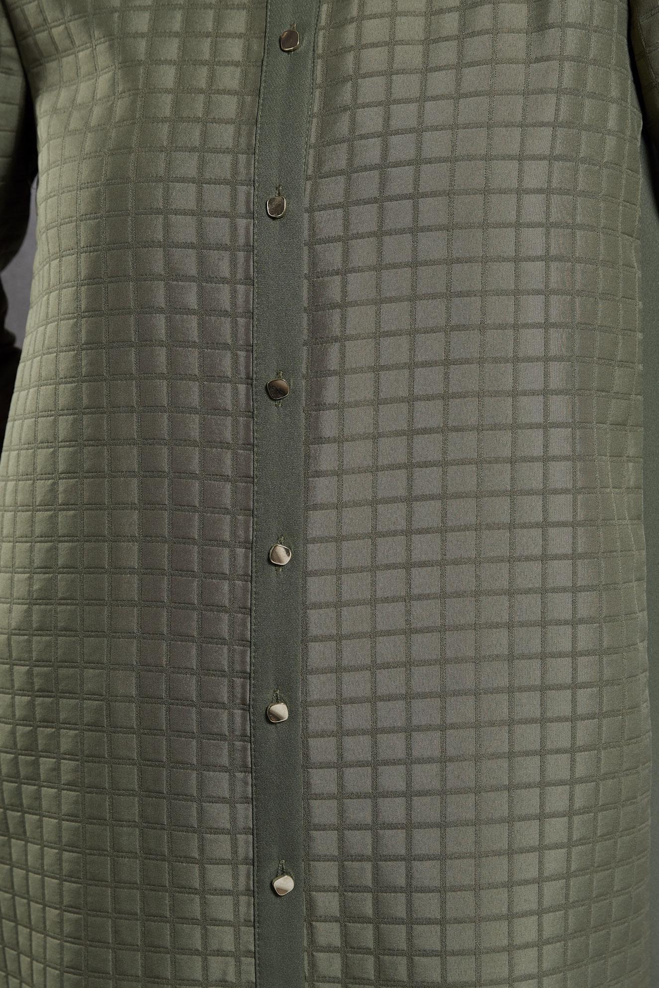 Vêtements hijab KAKI TUNIQUE MATELASSÉE 45193