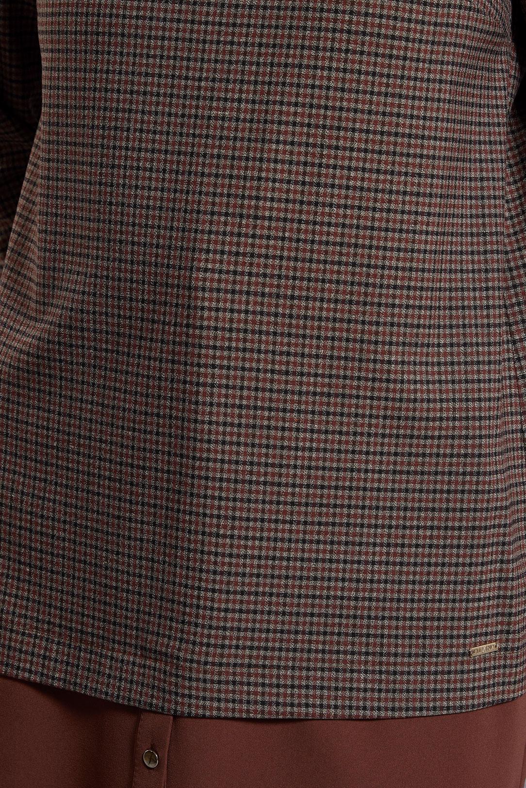 Tesettür giyim TABA GÖMLEK YAKA TUNİK 45222