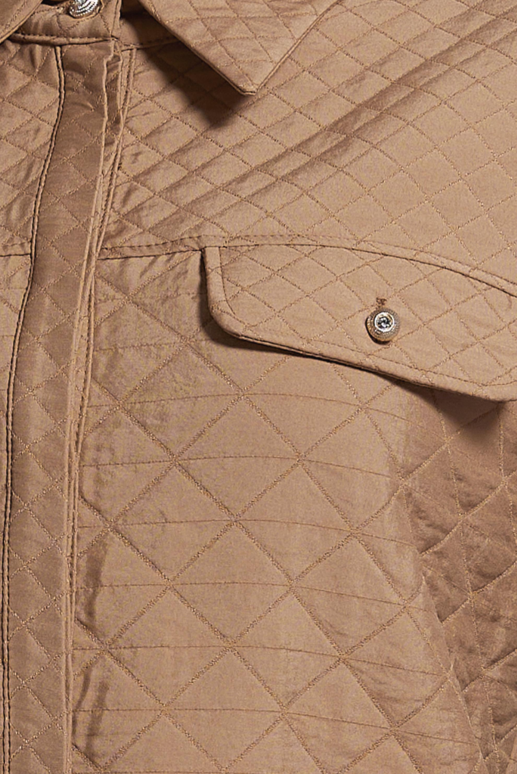 Tesettür giyim KAHVE KAPİTONE DESENLİ TUNİK 45225