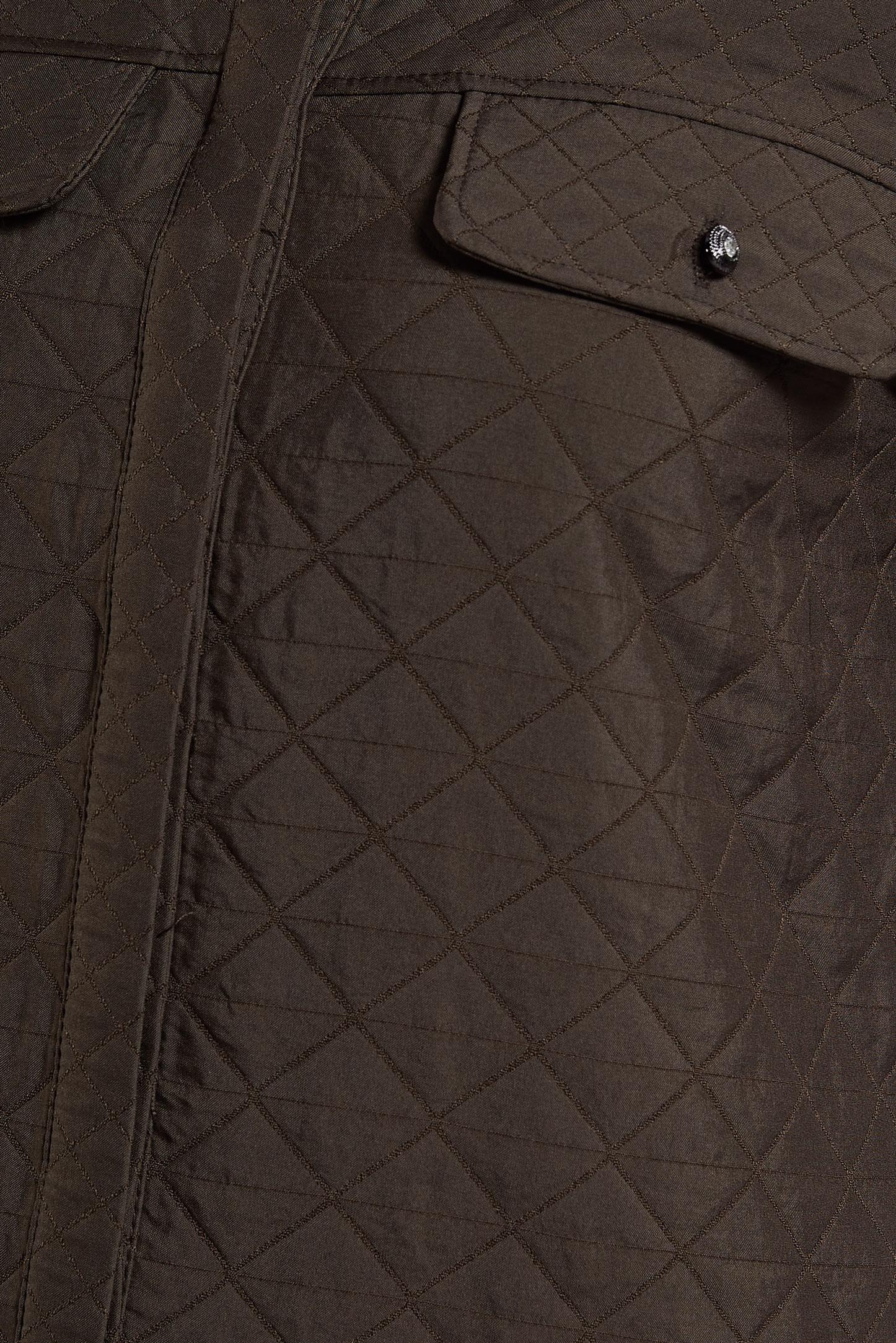 Tesettür giyim KAHVE KAPİTONE DESENLİ TUNİK 45225