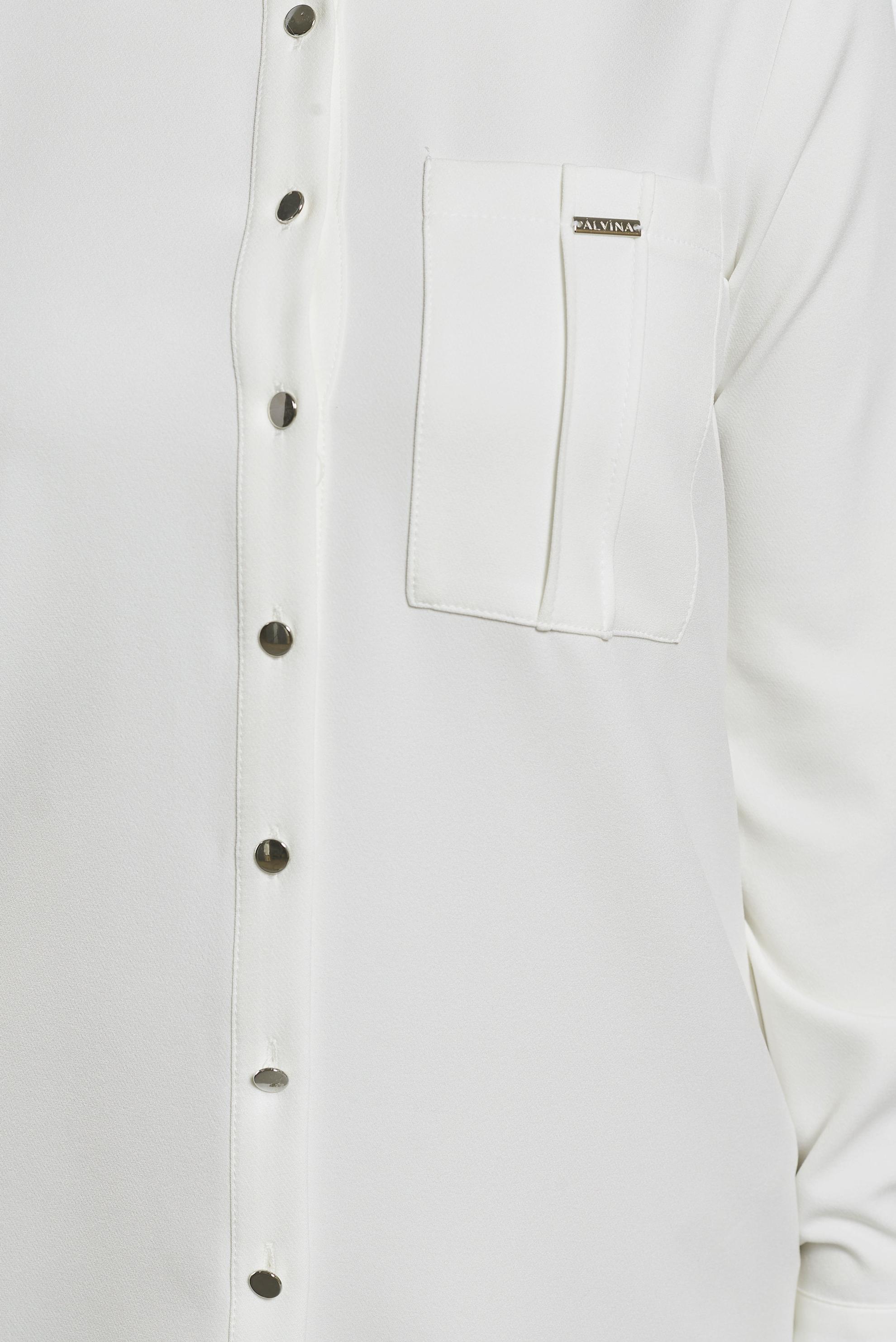 Tesettür giyim BEYAZ GÖMLEK YAKA TUNİK 45295