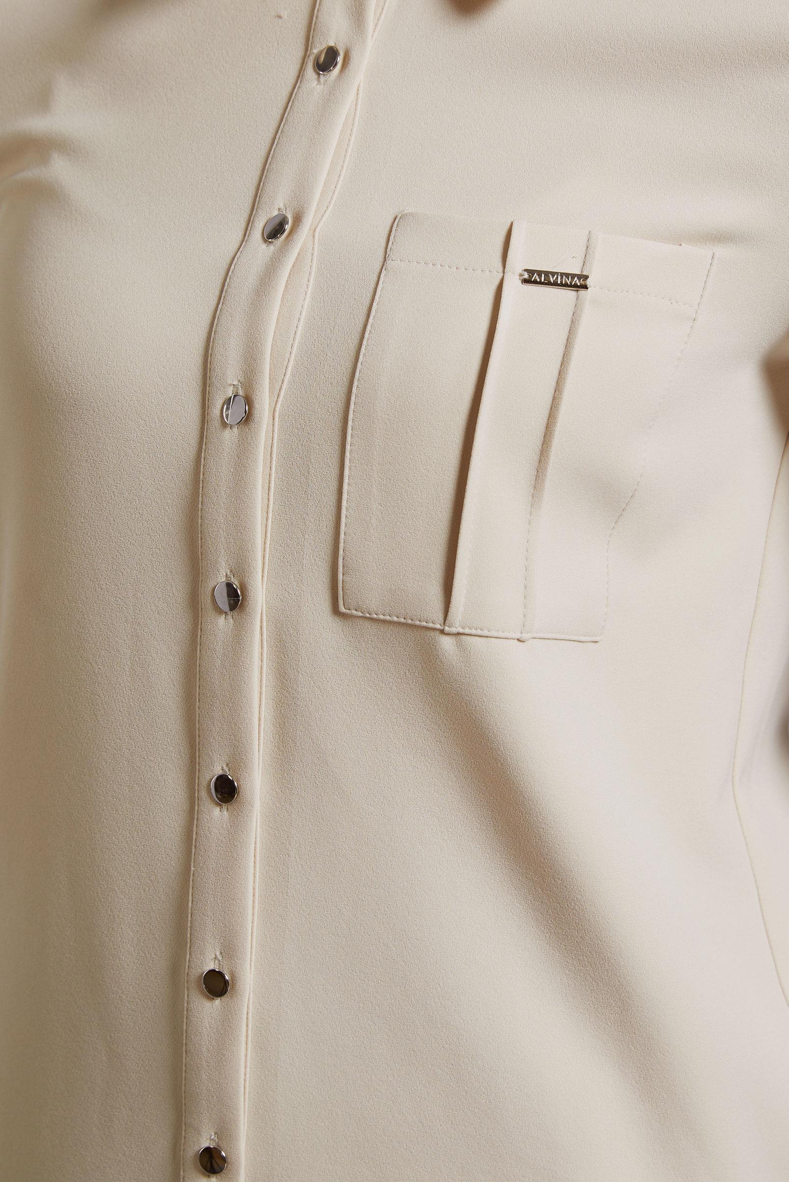 Vêtements hijab ÉCRUE TUNIQUE COL CHEMISE 45295