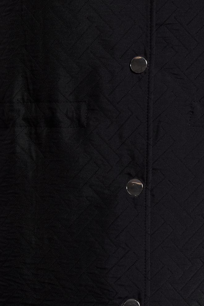 Vêtements hijab NOIR TRENCH-COAT À CAPUCHE 10913 - ALVİNA