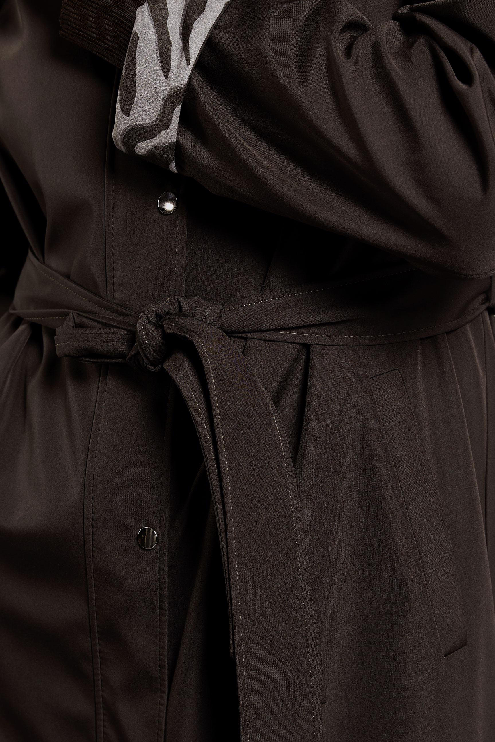 Vêtements hijab BRUN TRENCH-COAT CEINTURÉ 10917