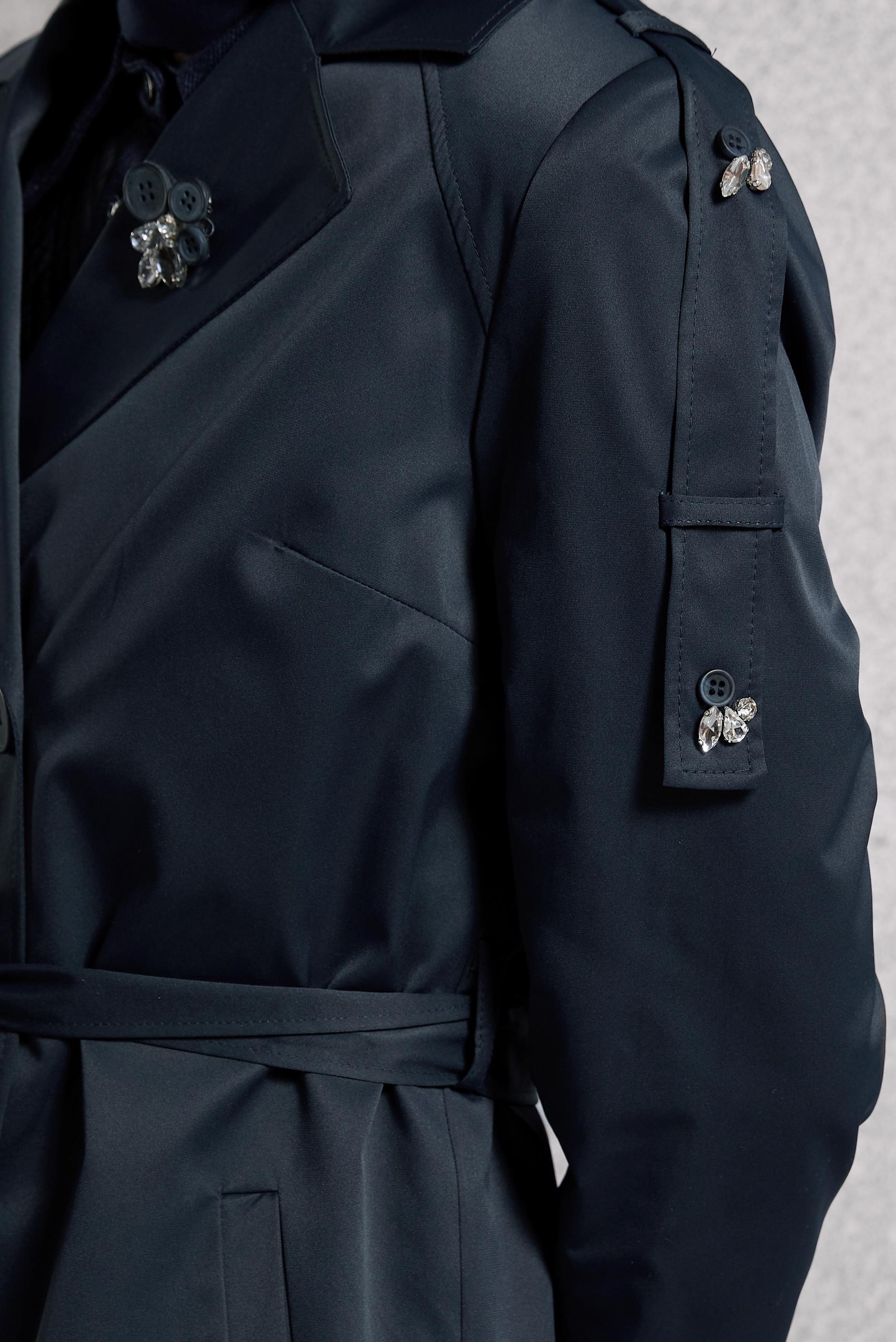 Vêtements hijab BLEU MARINE TRENCH-COAT CEINTURÉ 10920