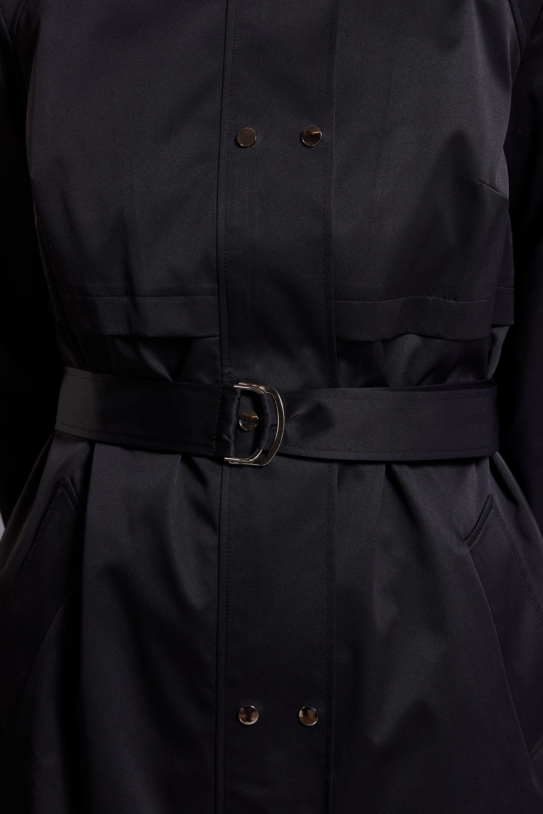 Vêtements hijab NOIR TRENCH-COAT CEINTURÉ 10921