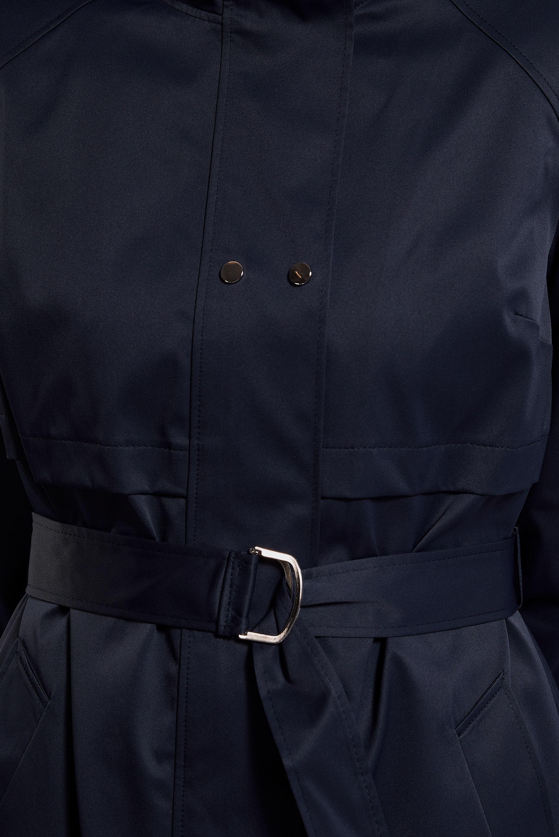 Vêtements hijab BLEU MARINE TRENCH-COAT CEINTURÉ 10921