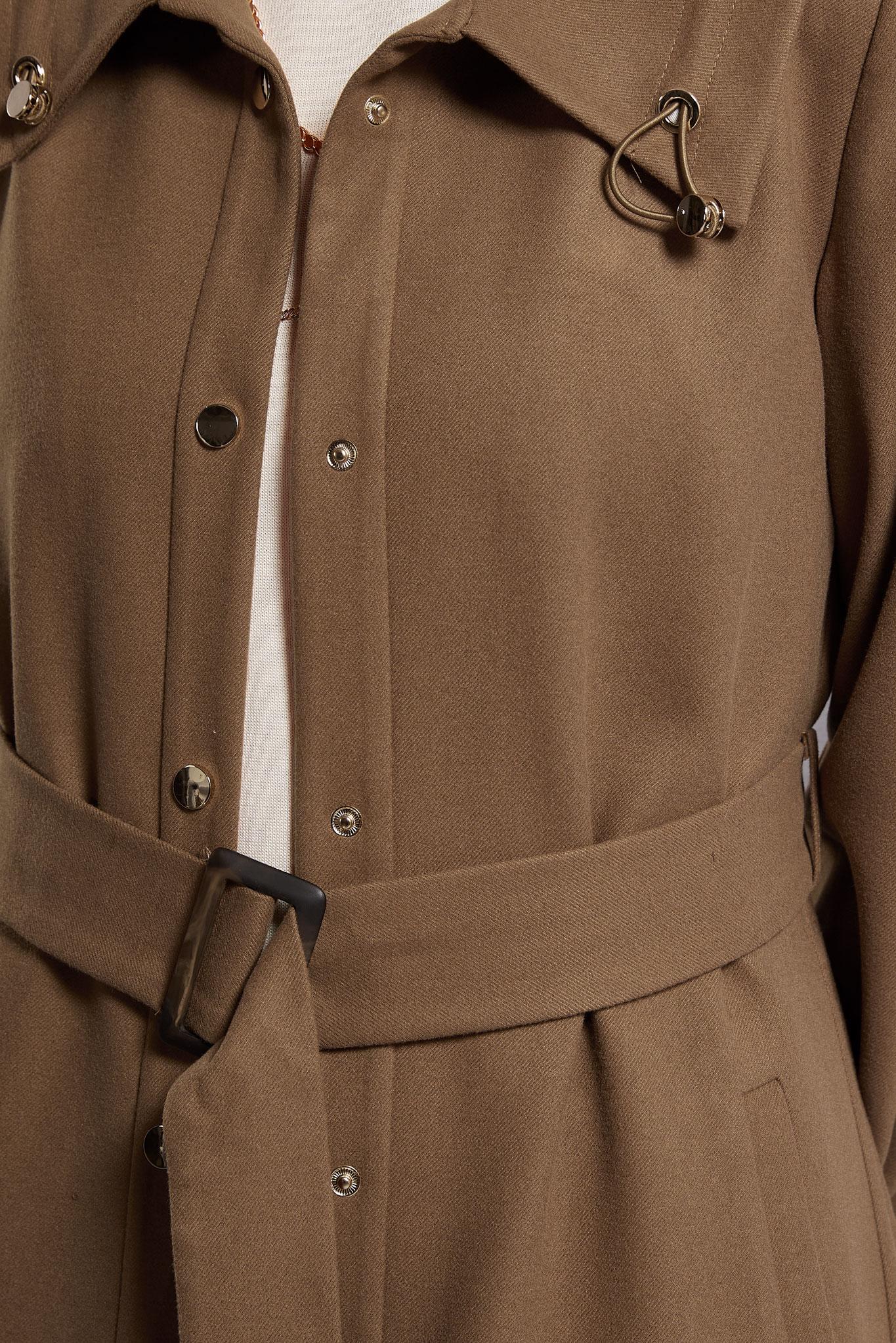 Vêtements hijab BRUN TRENCH-COAT CEINTURÉ 10922