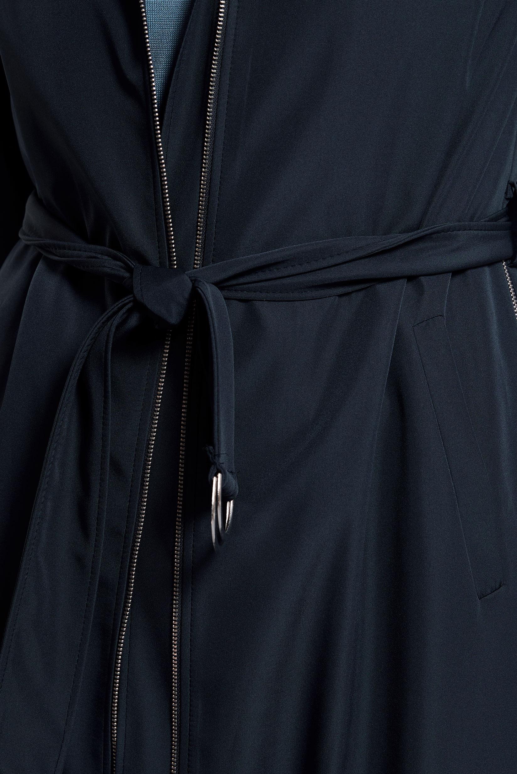 Vêtements hijab BLEU MARINE TRENCH-COAT CEINTURÉ 10923