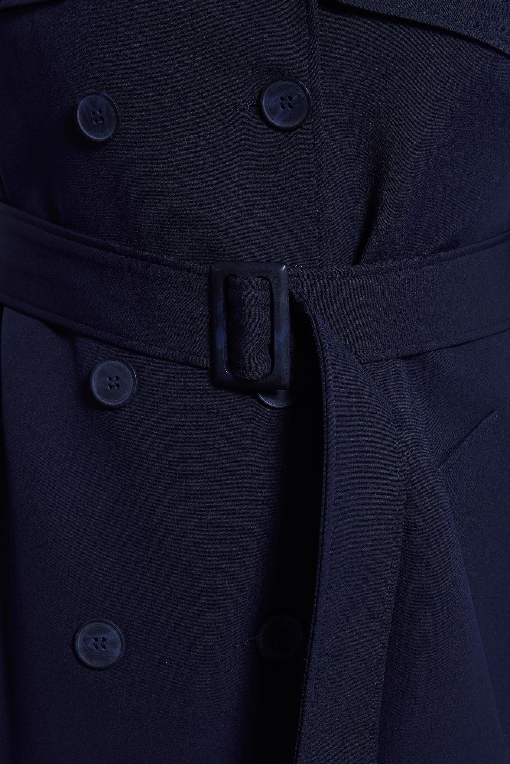 Vêtements hijab BLEU MARINE TRENCH-COAT CEINTURÉ 10924