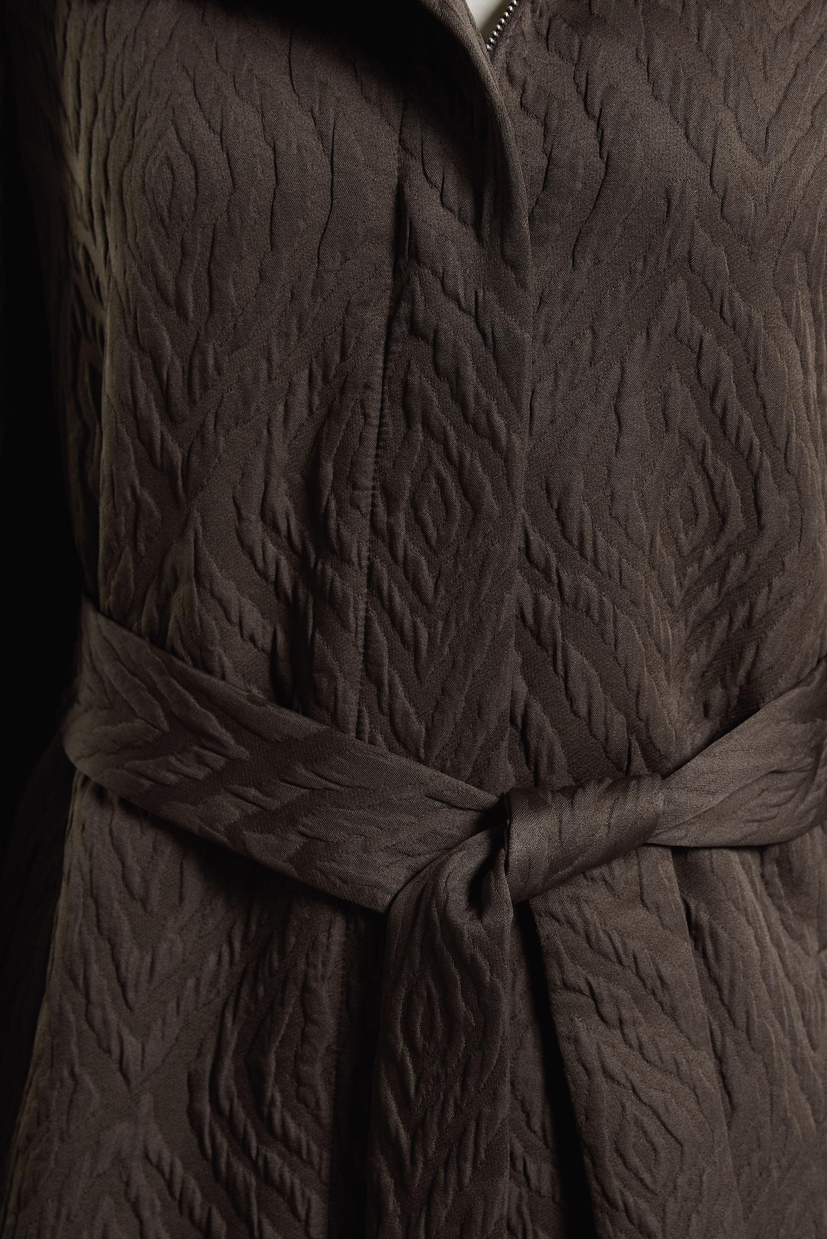 Vêtements hijab BRUN TRENCH-COAT CEINTURÉ 10926