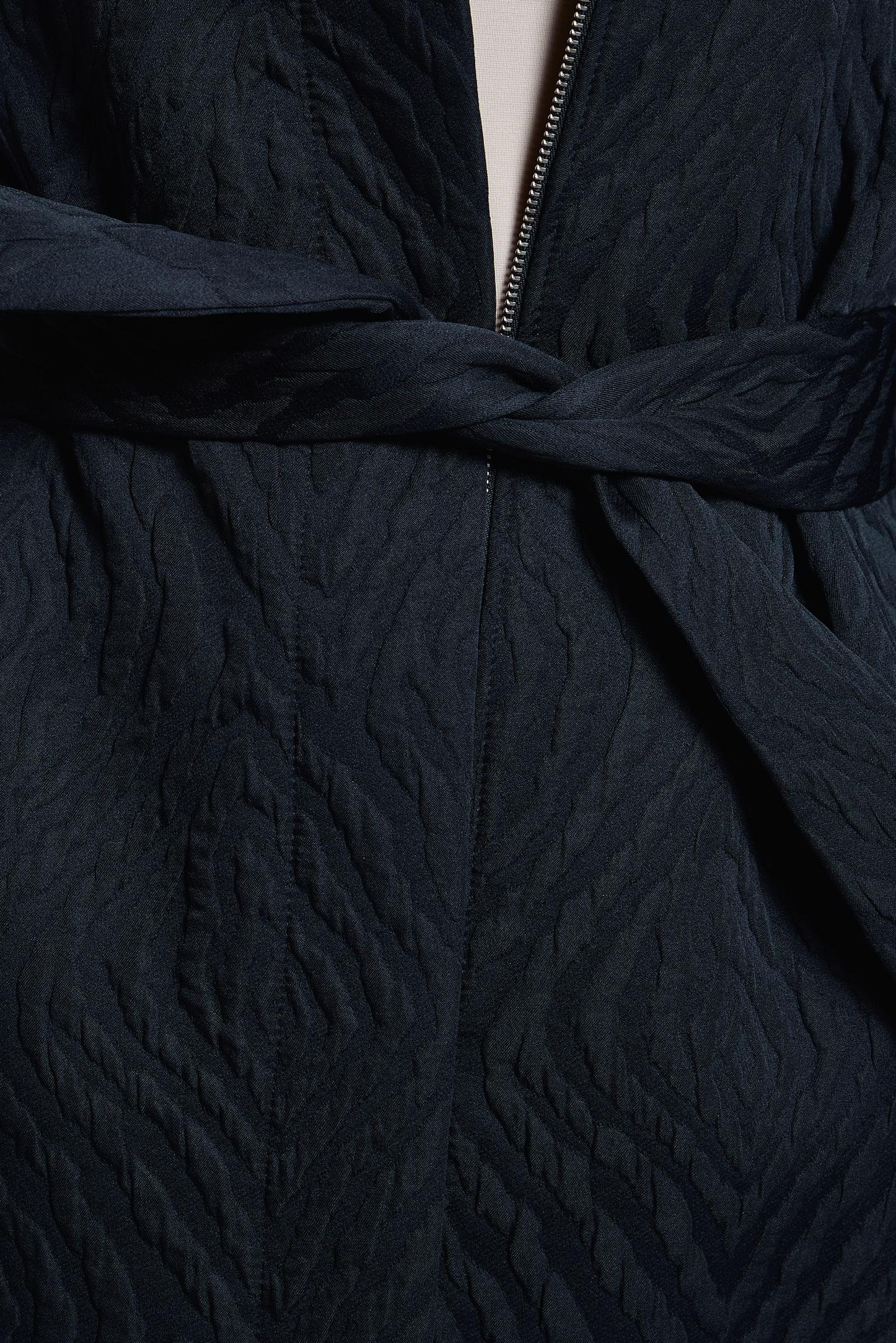 Vêtements hijab BLEU MARINE TRENCH-COAT CEINTURÉ 10926