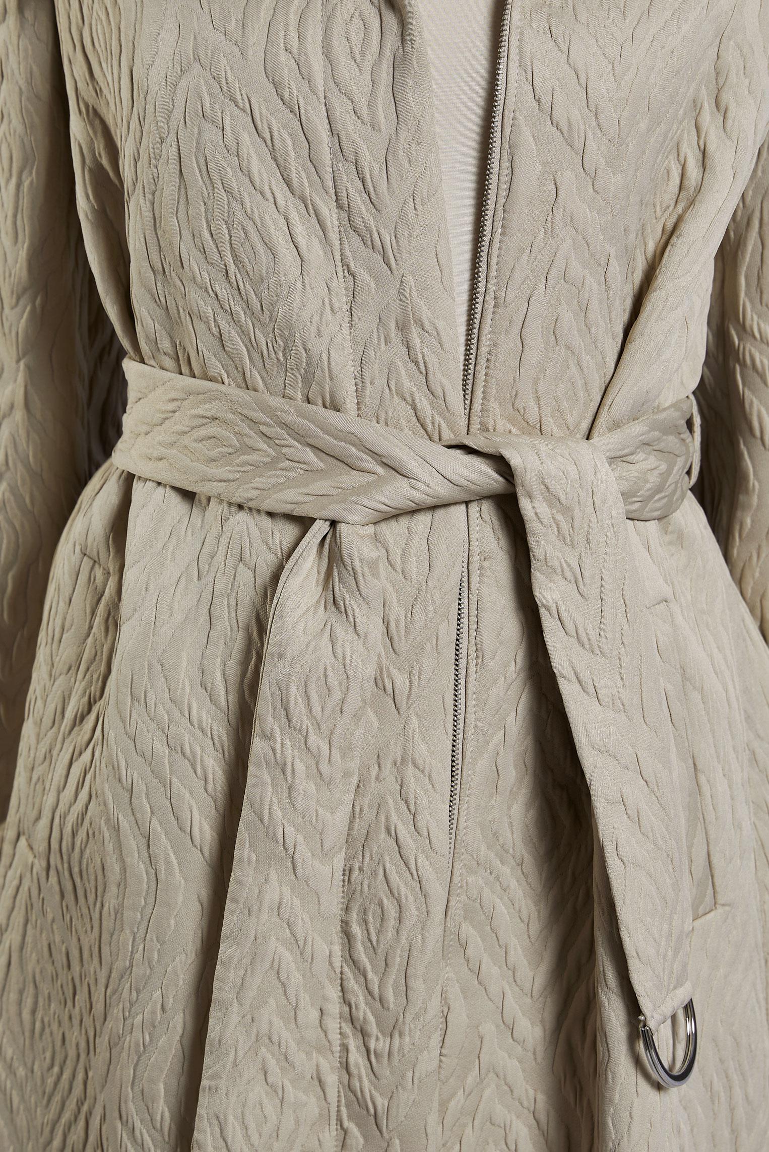 Vêtements hijab BEIGE TRENCH-COAT CEINTURÉ 10926