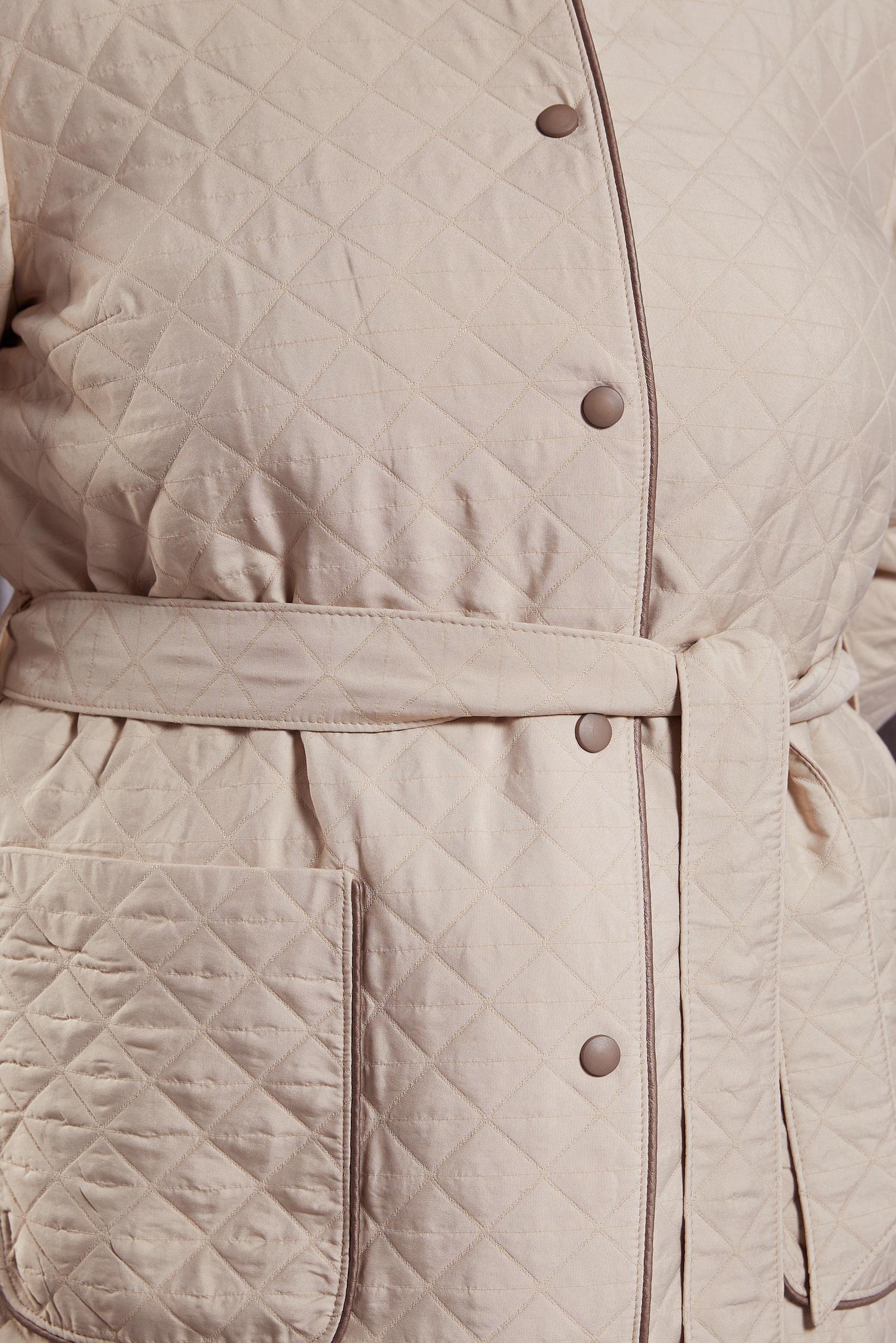 Vêtements hijab BEIGE TRENCH-COAT MATELASSÉ CEINTURÉ 10927