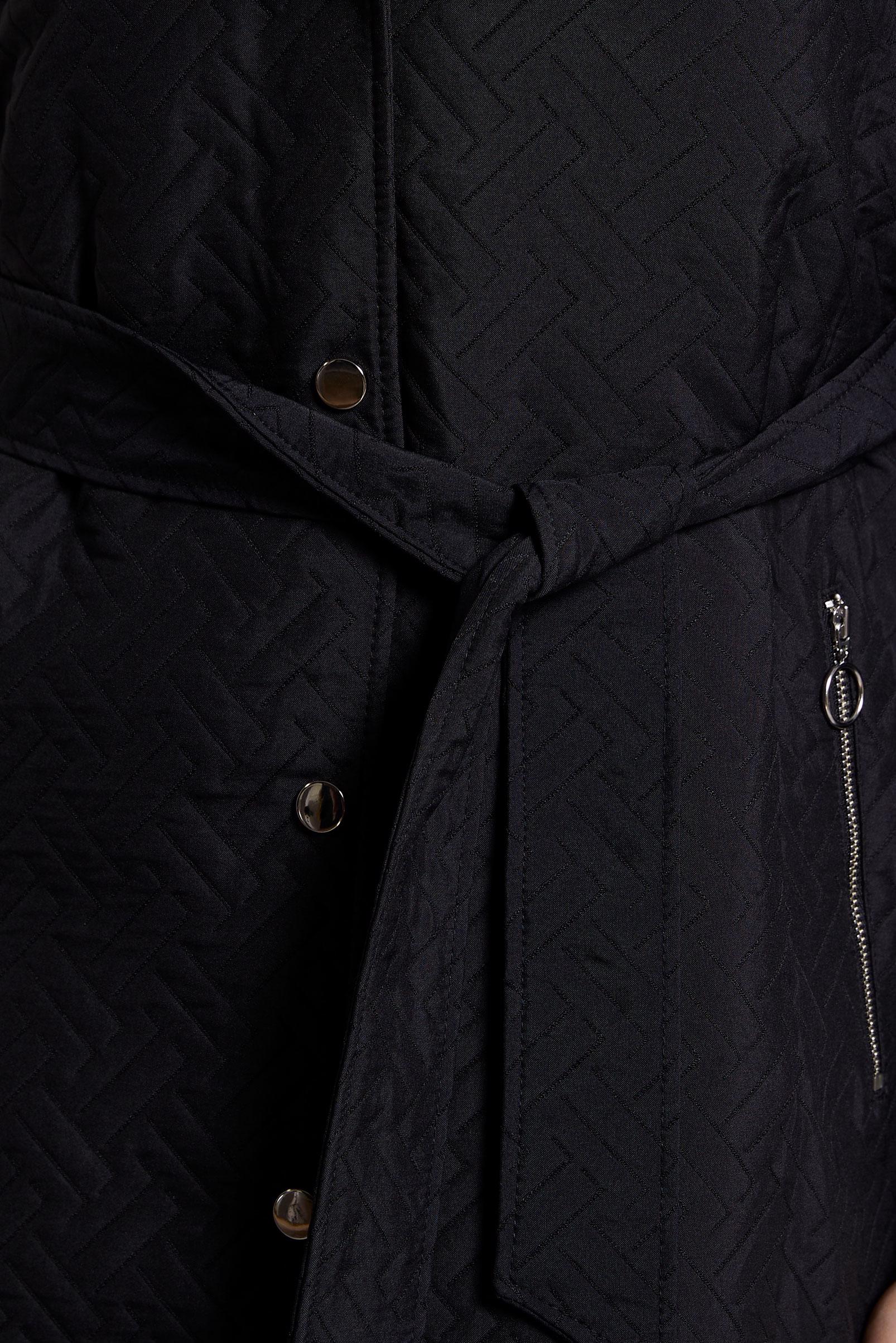 Vêtements hijab NOIR TRENCH-COAT CEINTURÉ 10928