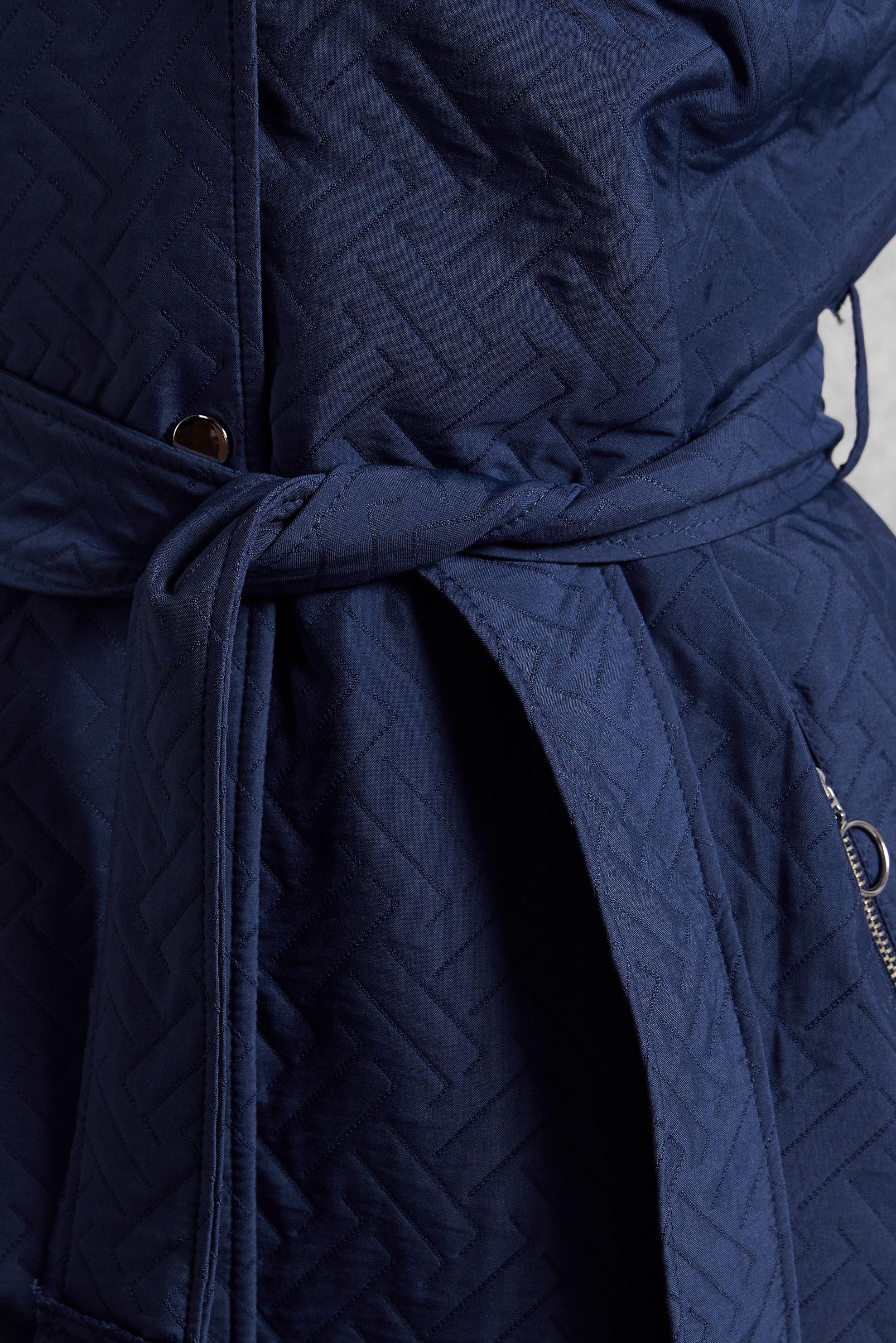 Vêtements hijab BLEU MARINE TRENCH-COAT CEINTURÉ 10928